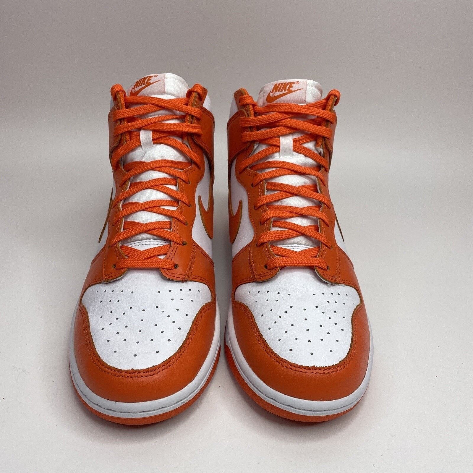 Nike Nike Dunk High Retro “Syracuse/Orange Blaze” DD1399-101 Size US 11 / EU 44 - 2 Thumbnail