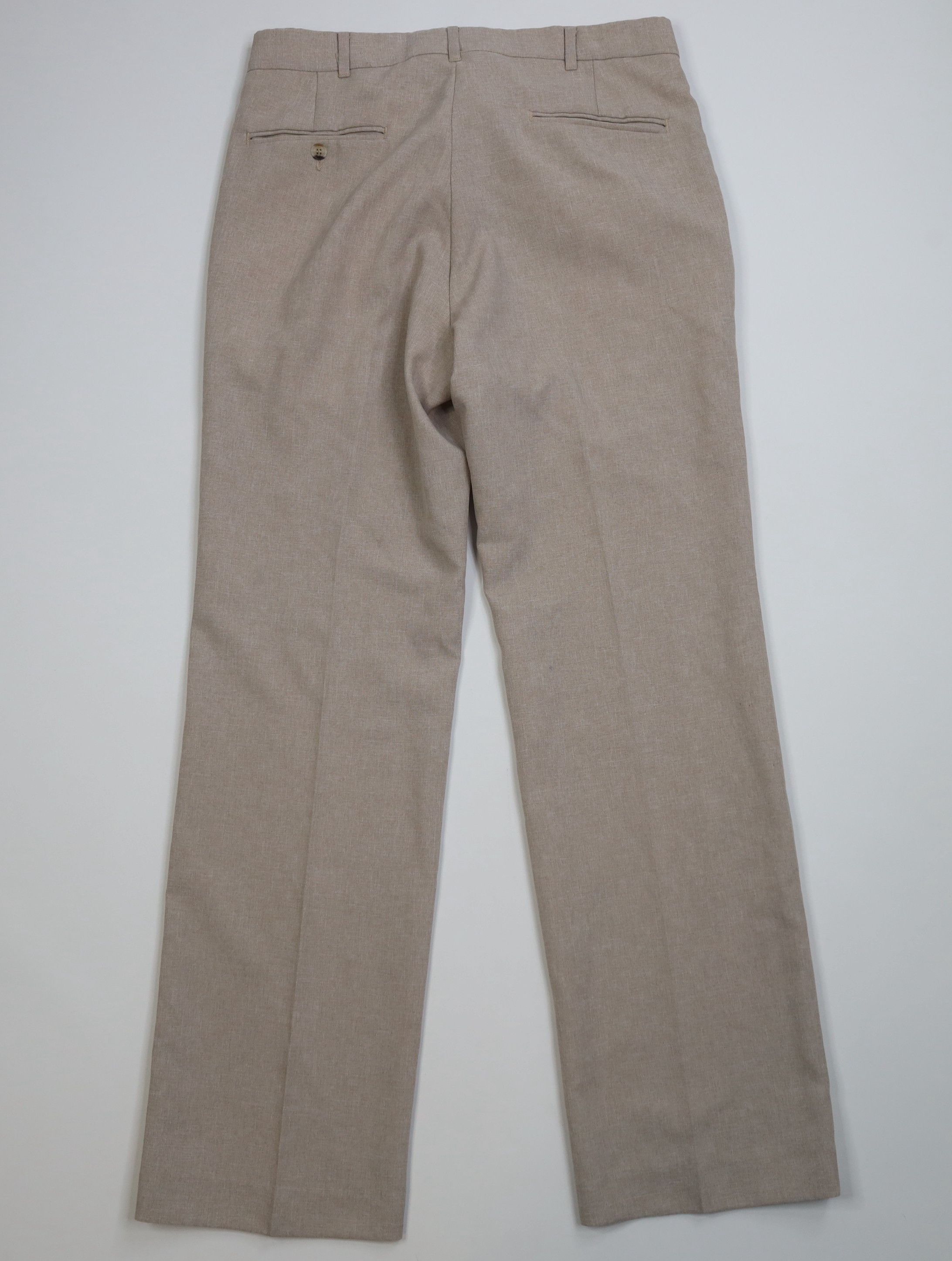 Vintage Vintage 70s Streetwear Knit Flared Wide Leg Chino Pants USA Size US 32 / EU 48 - 11 Thumbnail