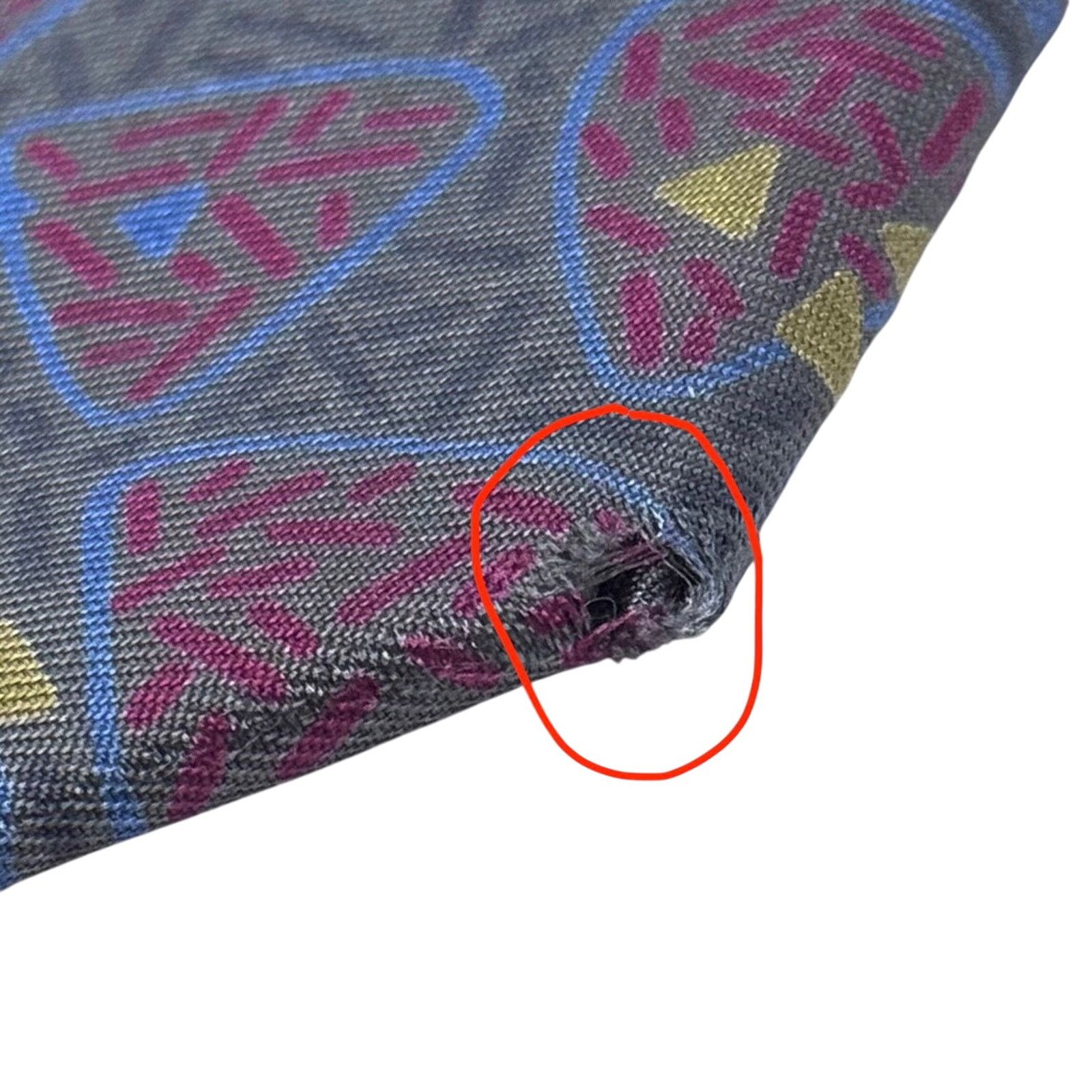 Saint Laurent Paris YSL Abstract Pattern Tie Size ONE SIZE - 6 Thumbnail
