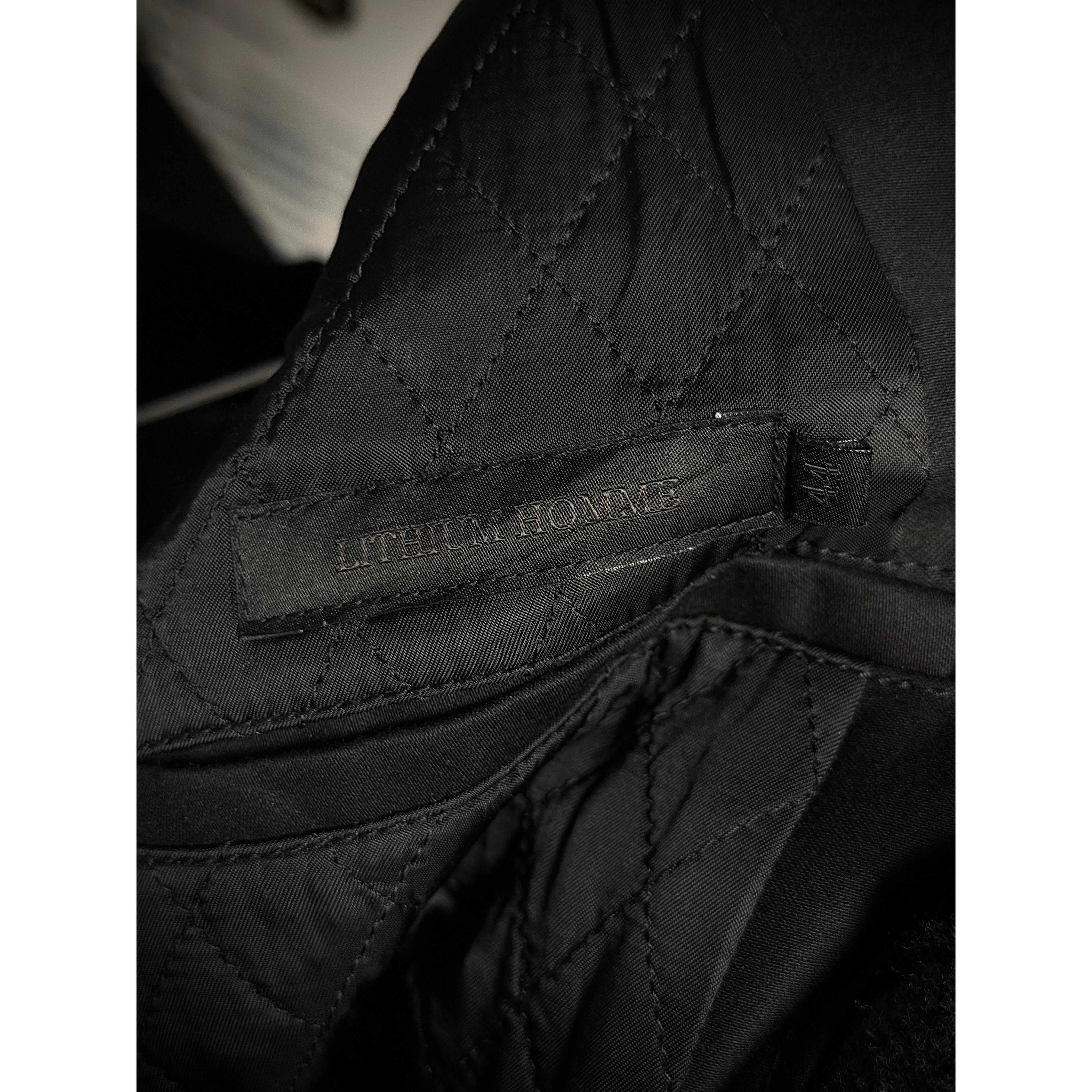 Lithium LITHIUM HOMME 2010s Black Cotton Gabardine Field Jacket Size US XS / EU 42 / 0 - 9 Thumbnail