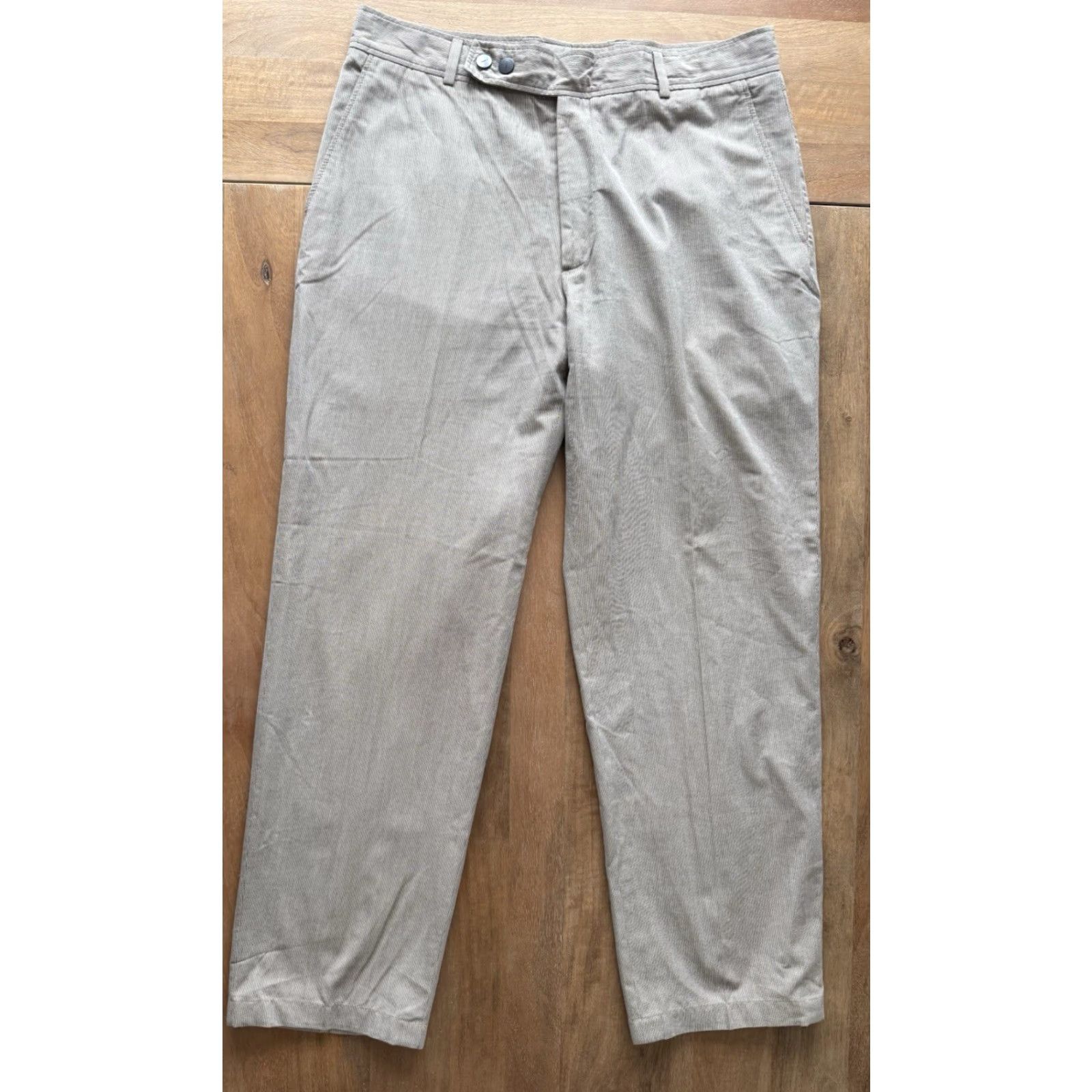 John Varvatos VINTAGE John Varvatos Pants Mens Size 50 IT 33x32 US Brown Striped Twill Straight Size US 34 / EU 50 - 2 Thumbnail