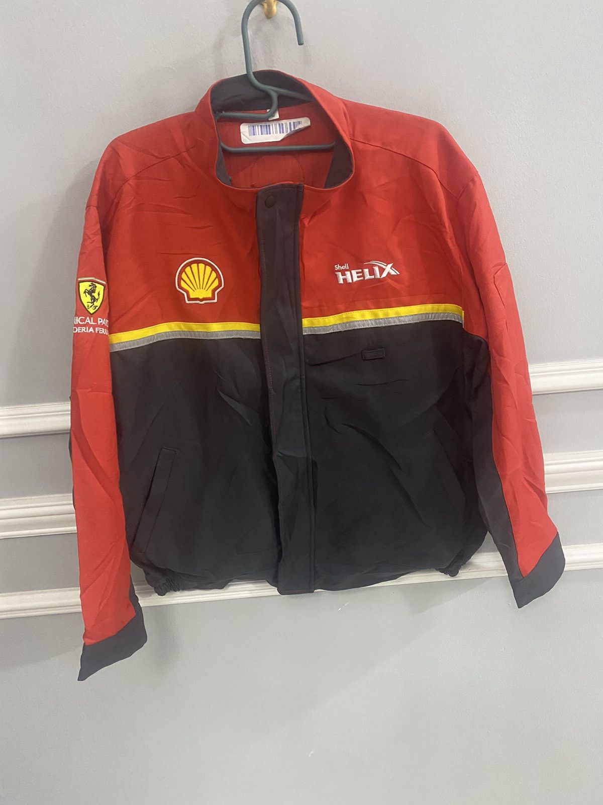 Ferrari VINTAGE SHELL HELIX X FERARRI UNIFORM JACKET | Grailed