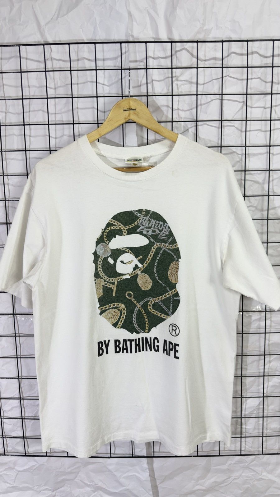Bape A bathing ape big head tee shirt Size US XL / EU 56 / 4 - 3 Thumbnail