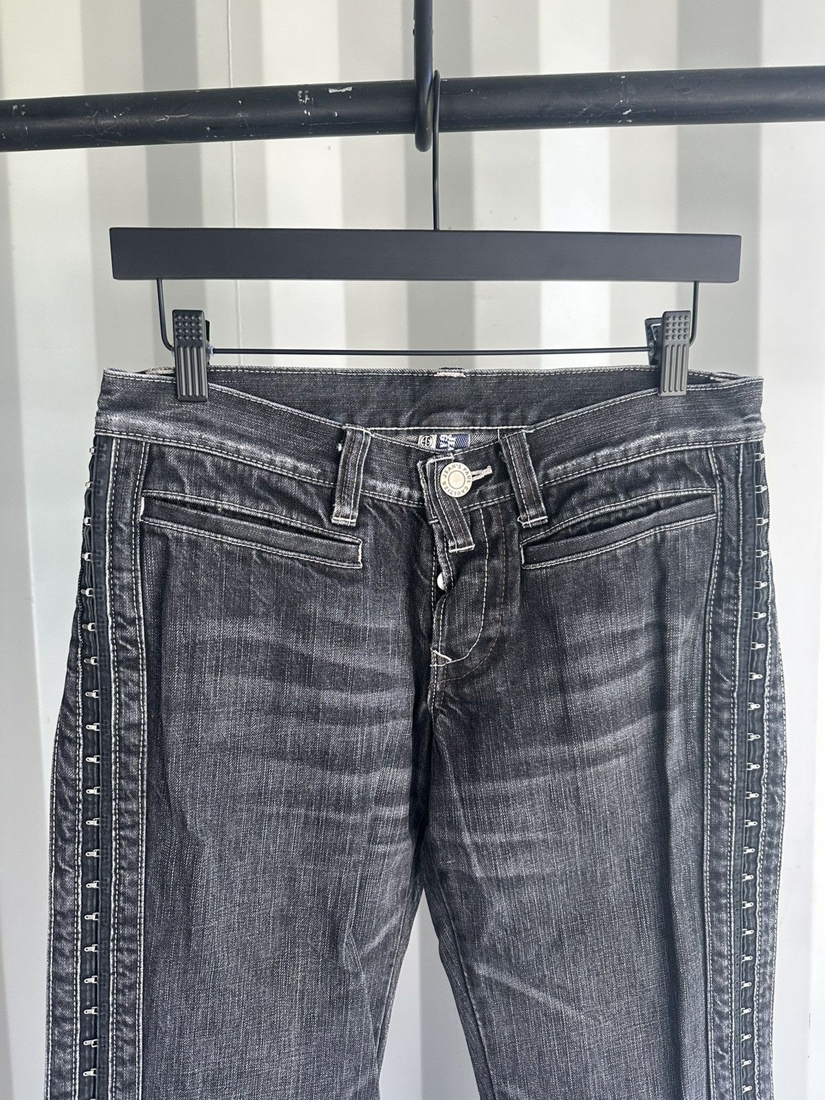 Jean Paul Gaultier Adjustable Hook Denim Size US 30 / EU 46 - 2 Thumbnail