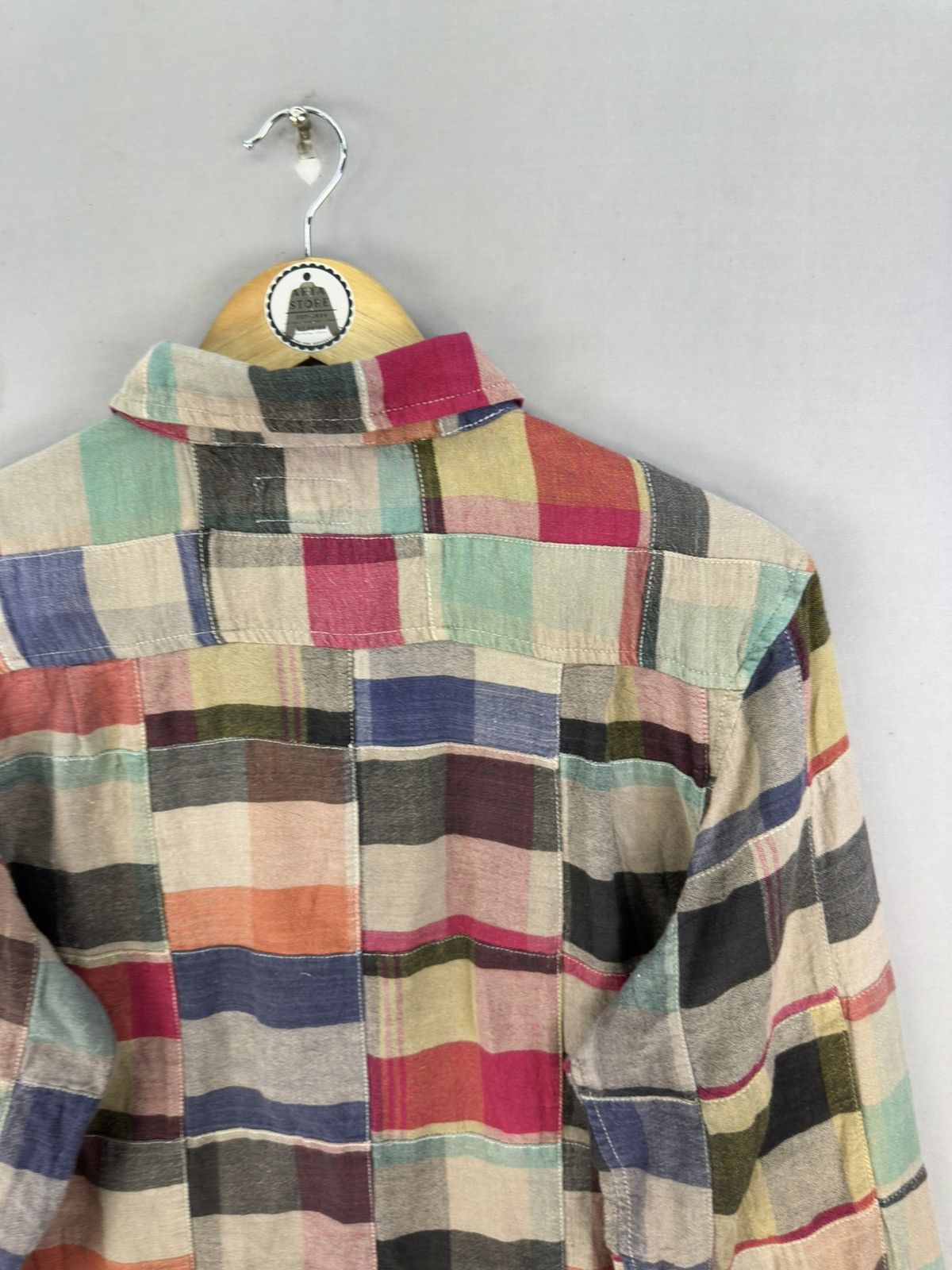 Japanese Brand Chiang Mai Deluxe Rare Patchwork Flannel Shirt Button Up Size US M / EU 48-50 / 2 - 5 Thumbnail