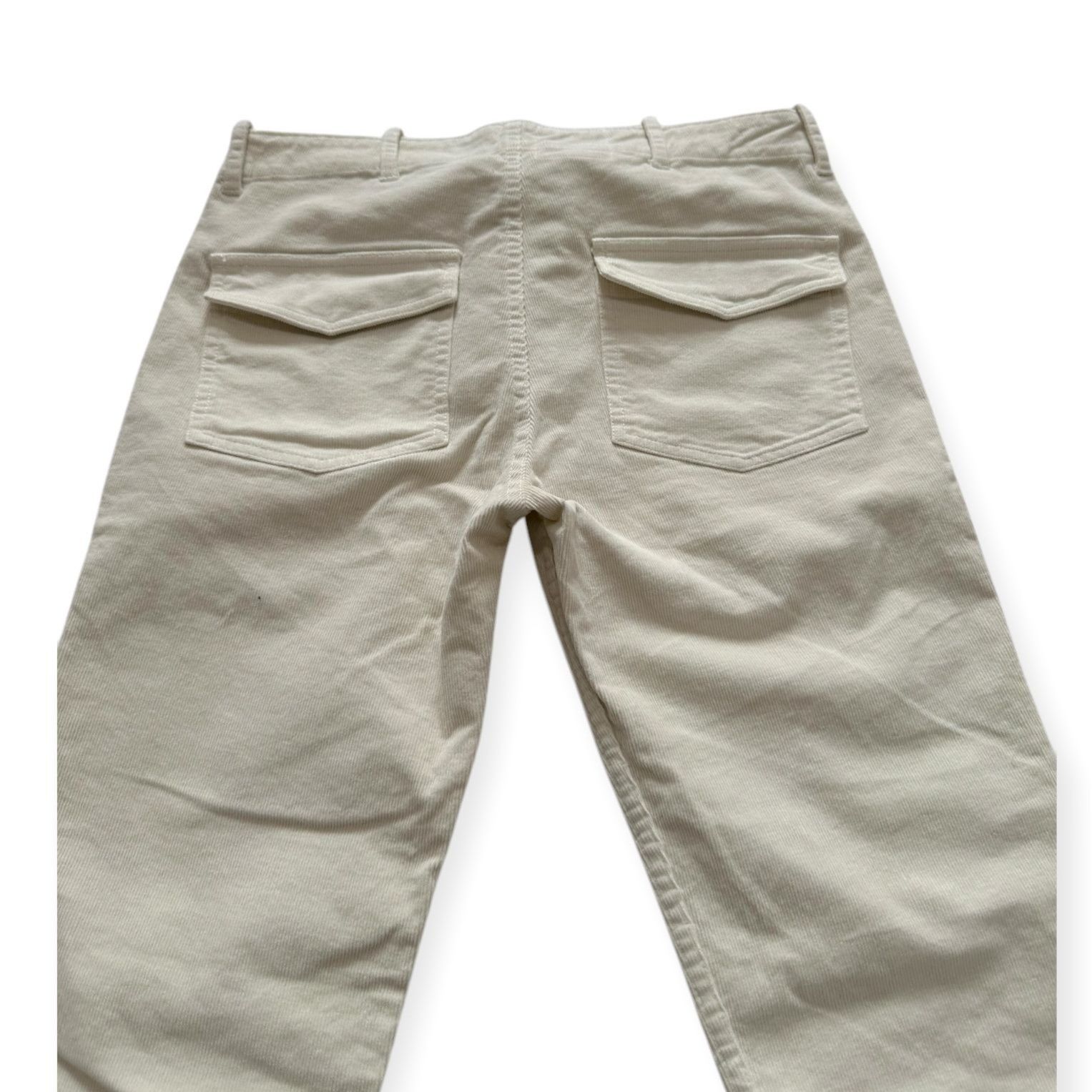 Nili Lotan Nili Lotan Jenna Pants in Corduroy, Winter White, 6 Size 28" / US 6 / IT 42 - 10 Thumbnail