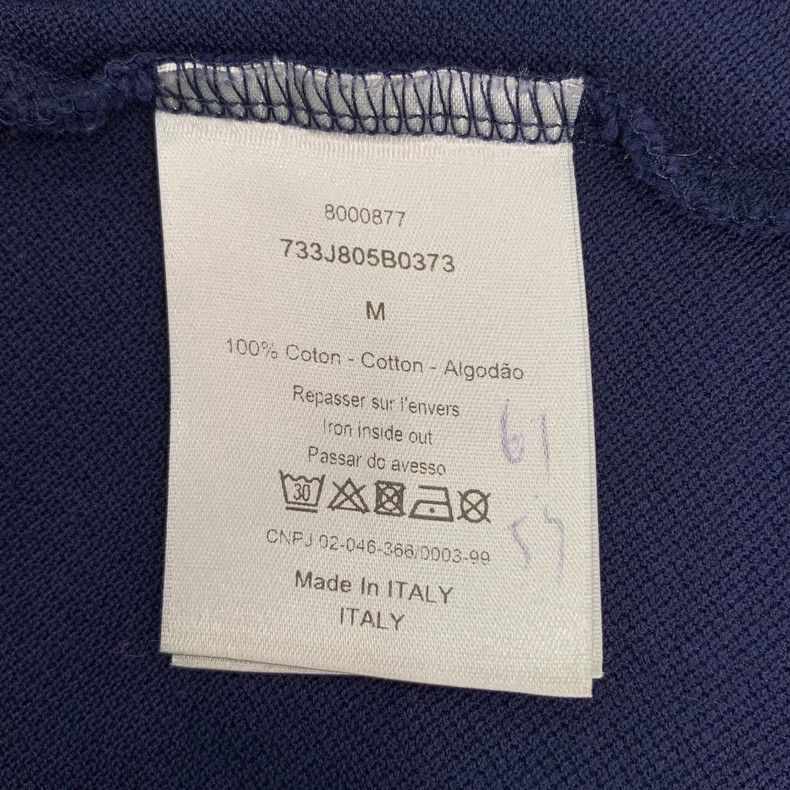 Dior Dior Blue logo bee embroidery lapel Polo short-sleeved shir Size US M / EU 48-50 / 2 - 7 Thumbnail