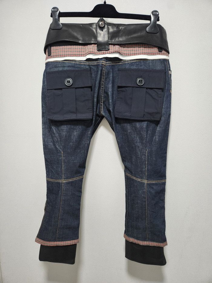 Dsquared2 DSQUARED2 컬렉션피스 LEATHER INSERTS JEANS Size 28" / US 6 / IT 42 - 5 Thumbnail