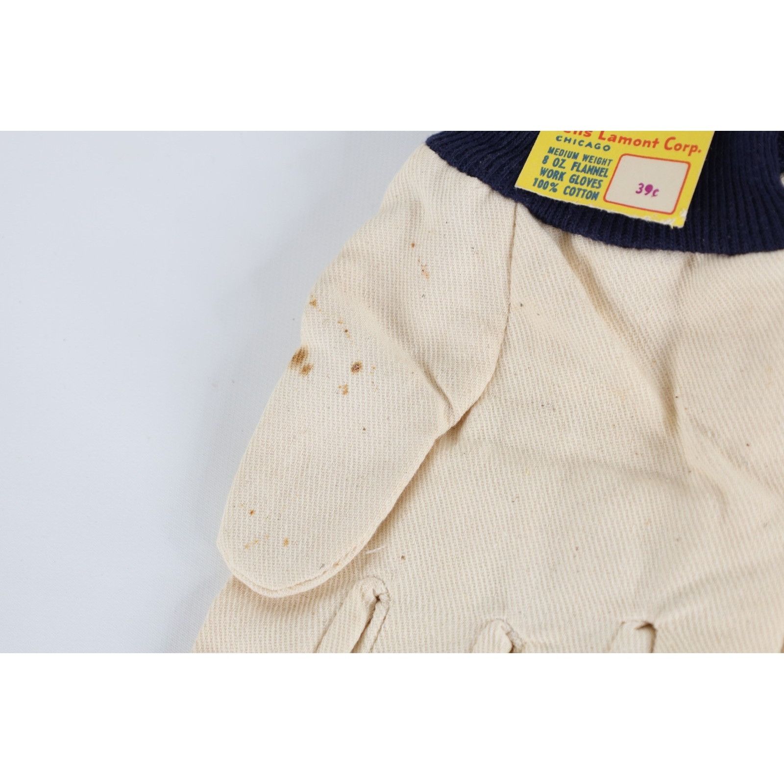 Vintage Deadstock Vintage 30s 40s Wells Lamont Corp Blue Top Gloves Size ONE SIZE - 3 Thumbnail