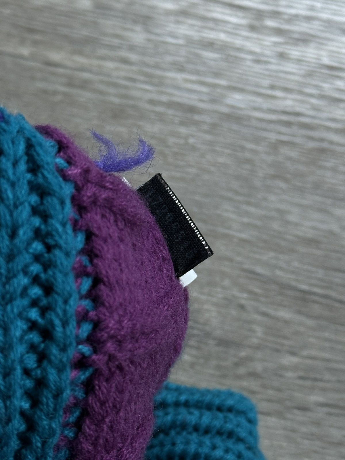 Oakley 🫧OAKLEY VINTAGE BEANIE POM POM HAT TEAL PURPLE SKI SNOW Size ONE SIZE - 12 Thumbnail