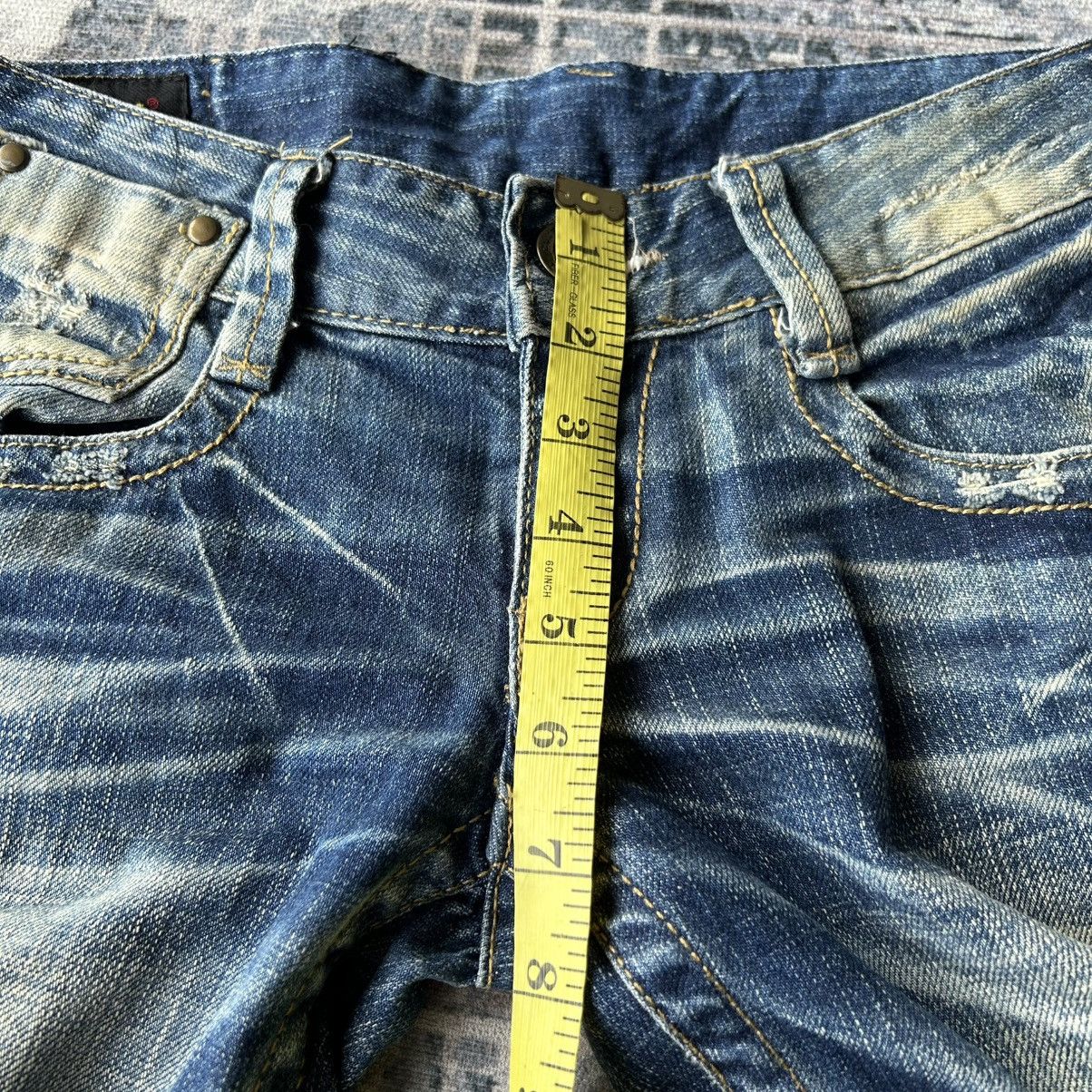 Japanese Brand Lolita Flared Mudwash Jeans Size 30" / US 8 / IT 44 - 13 Thumbnail
