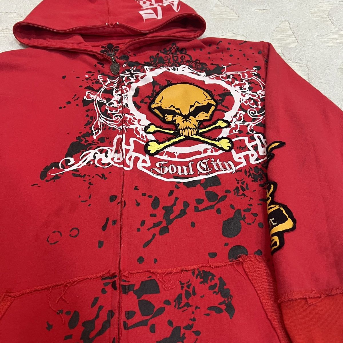 Affliction Affliction Style Grunge Hoodie Size US XXL / EU 58 / 5 - 3 Thumbnail