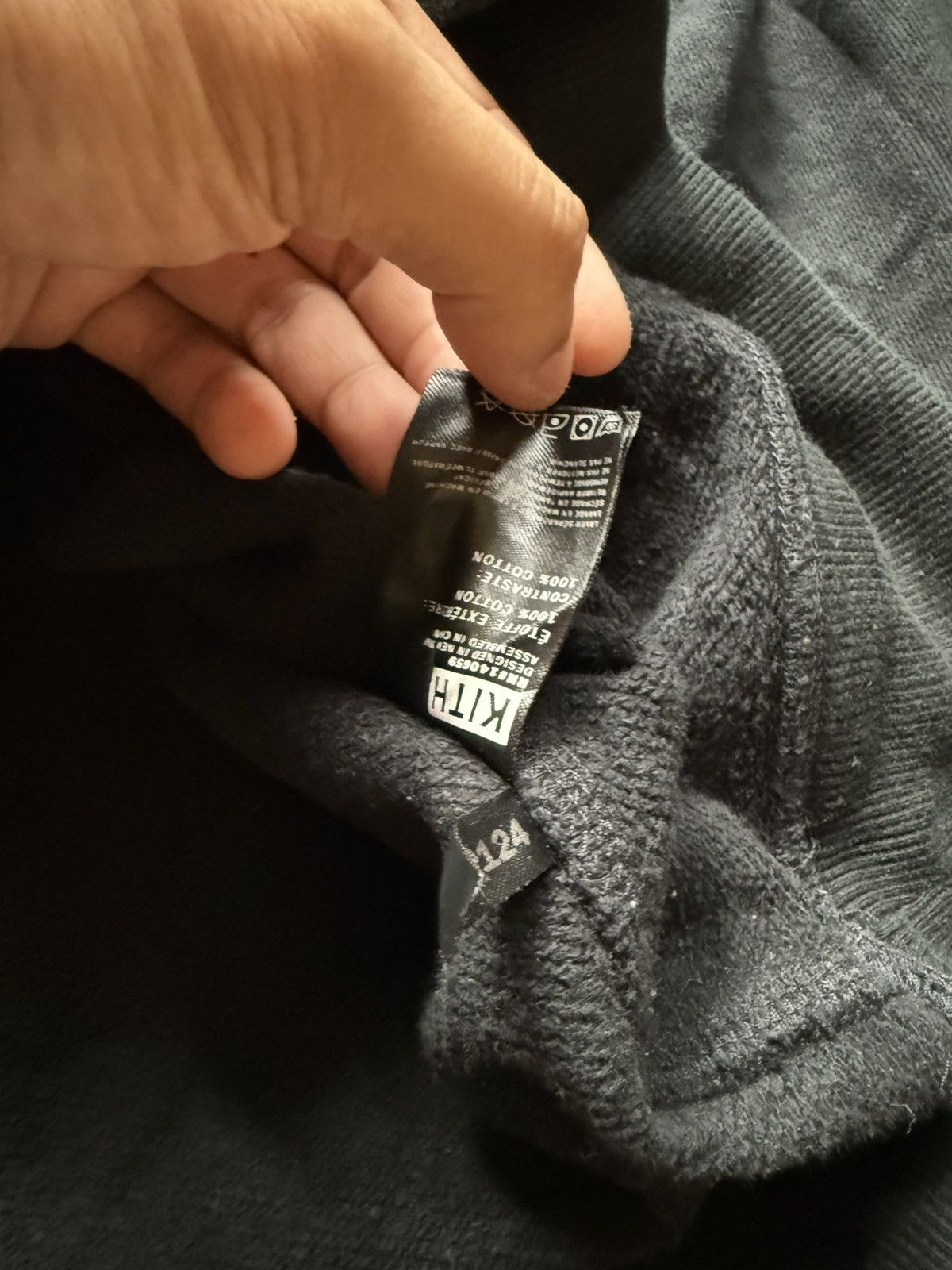 Kith Kith classic logo hoodie black on black Size US XL / EU 56 / 4 - 4 Thumbnail