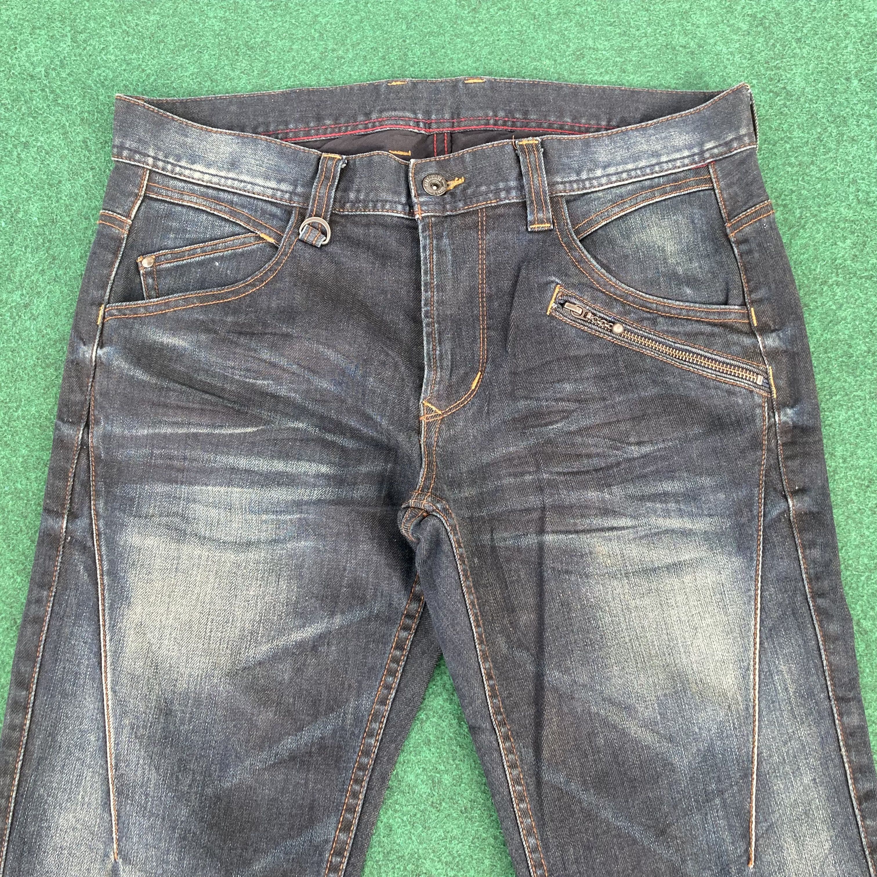 HIDEAWAYS × Hysteric Glamour × Japanese Brand Vtg Hideaways Nicole Men Pant Flare Bootcut Sz 35 Jeans Size US 35 - 3 Thumbnail