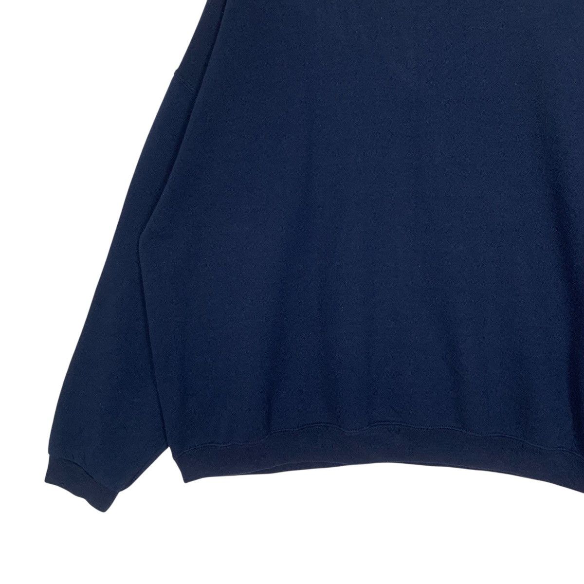 Jerzees × Vintage Vintage Jerzees Big Siz Plain Streetwear Outdoor Sweatshirt Size US XXL / EU 58 / 5 - 3 Thumbnail