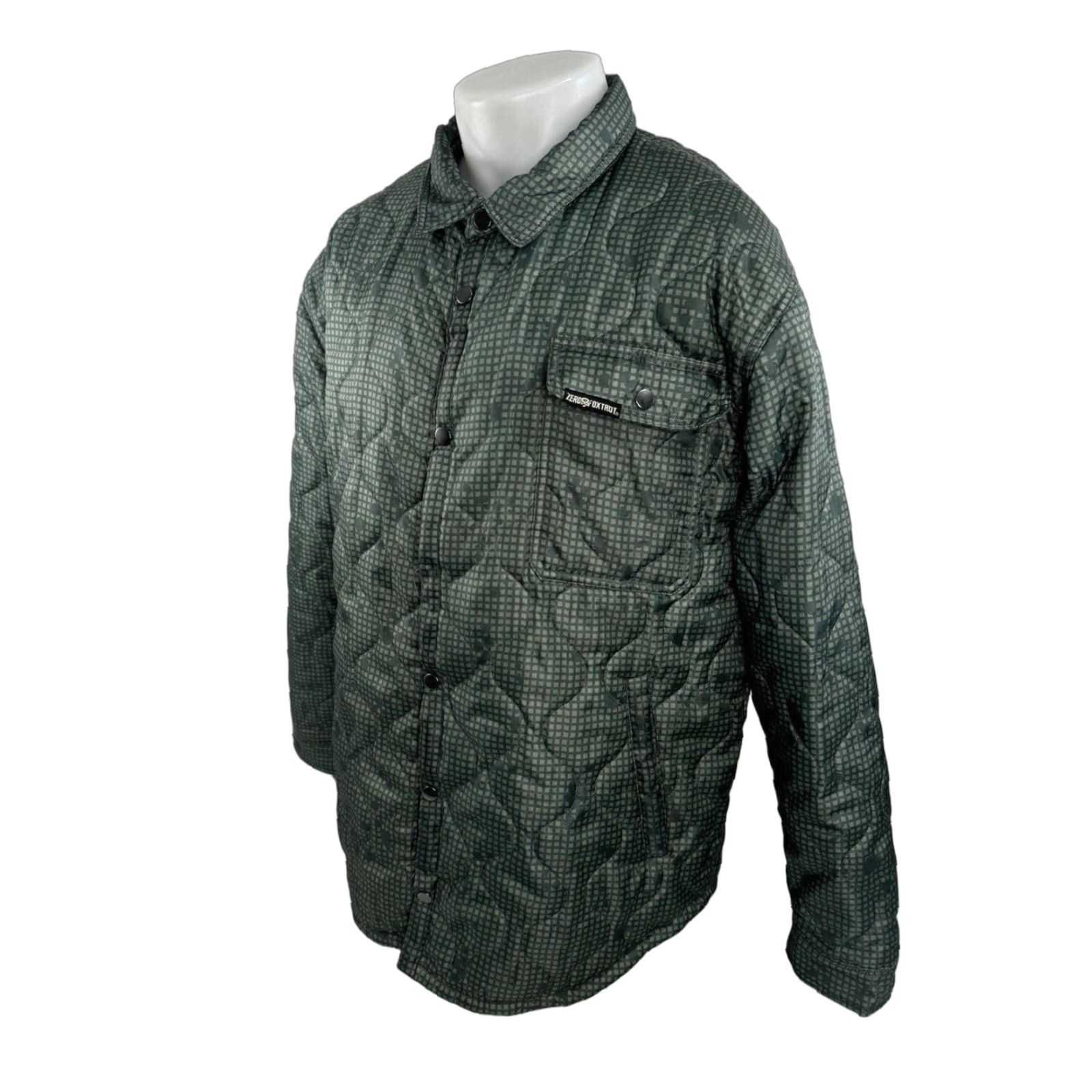 Vintage ZERO FOXTROT Jacket Mens 2XL Wobble Quilt Green Polyester Military Brand Jacket 2XL Mens Size US XXL / EU 58 / 5 - 1 Thumbnail