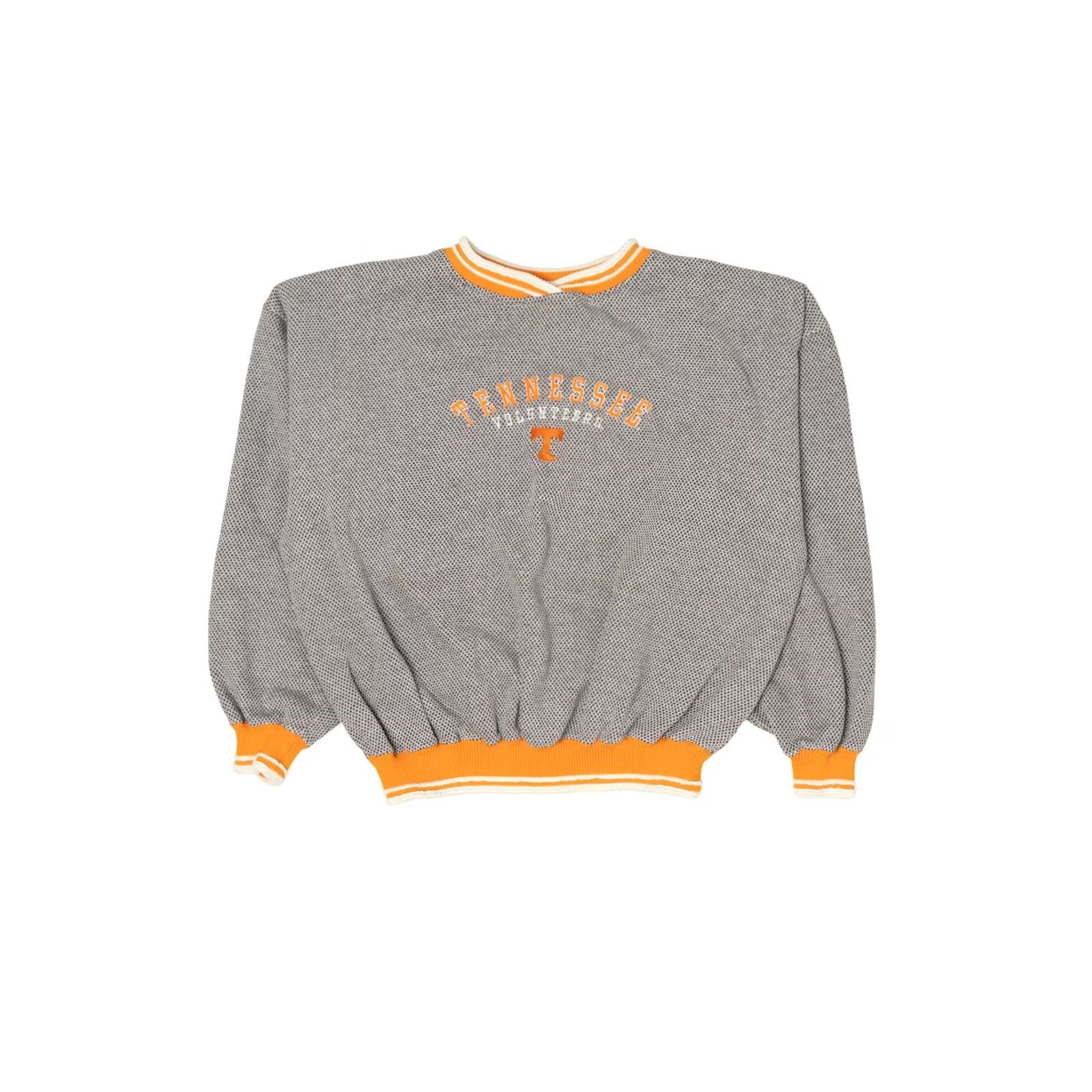 Vintage VINTAGE Tennessee Volunteers Sweatshirt 1990s X-Large Grey Long Sleeve Cotton / Polyester Red Oak Sportswear Mens Size US XL / EU 56 / 4 - 2 Thumbnail