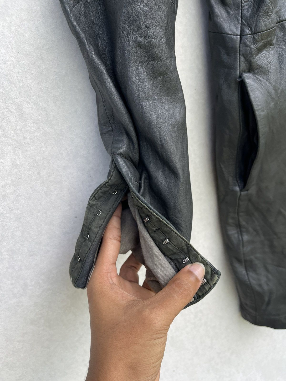 If Six Was Nine × Japanese Brand × KMRii 🔥VINTAGE HOCQUY SHEEP LEATHER COAT/JACKET Size US S / EU 44-46 / 1 - 10 Thumbnail