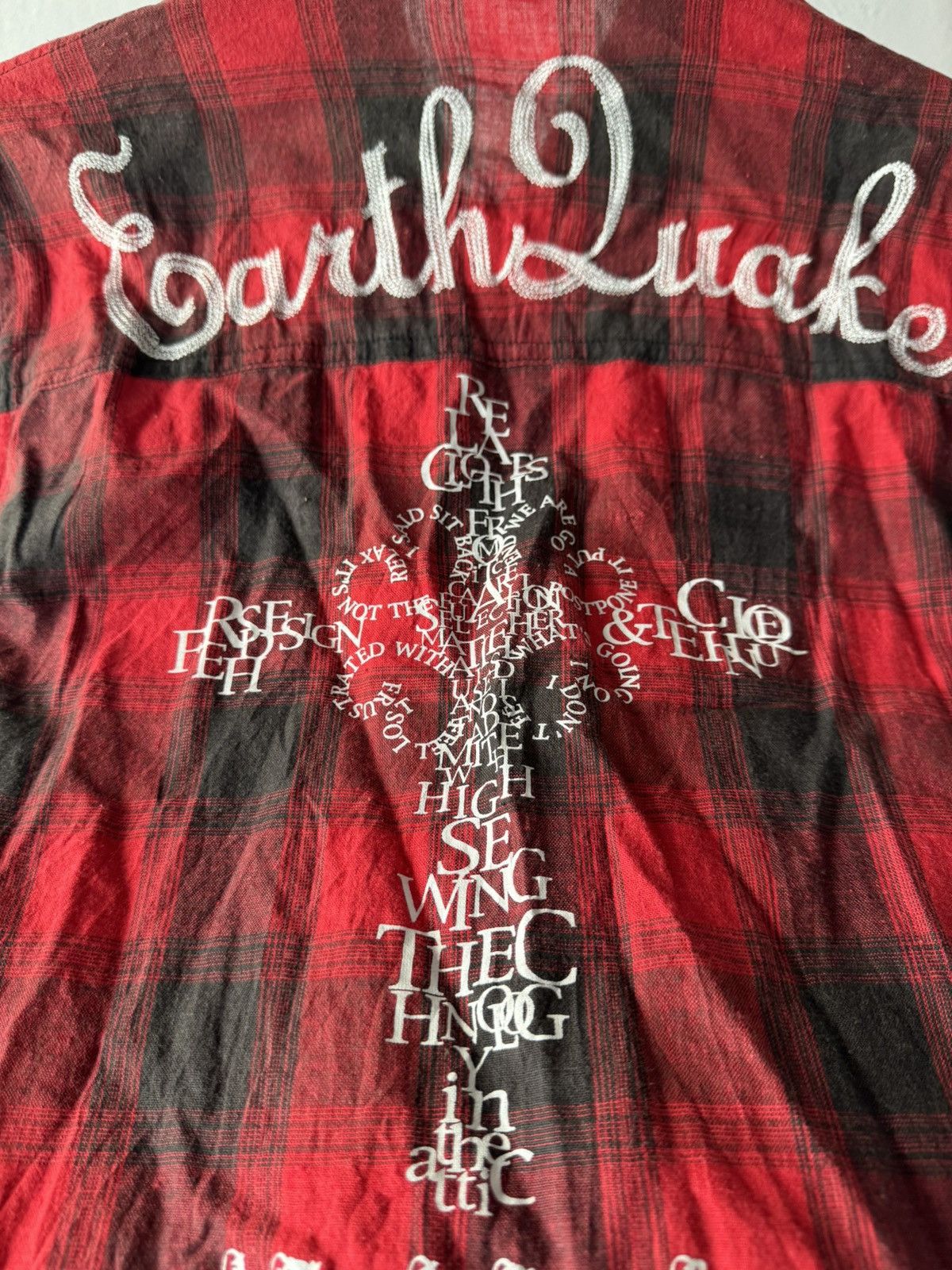 If Six Was Nine In the attic punk poem y2k button shirt Size US M / EU 48-50 / 2 - 4 Thumbnail