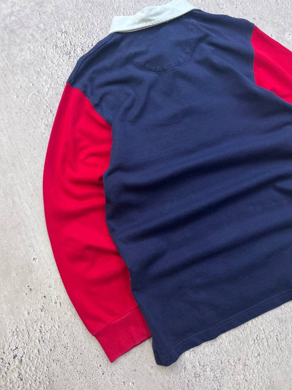 Polo Ralph Lauren × Ralph Lauren × Vintage Vintage Polo Ralph Lauren Rugby Shirt Long Sleeve Striped Size US M / EU 48-50 / 2 - 8 Thumbnail