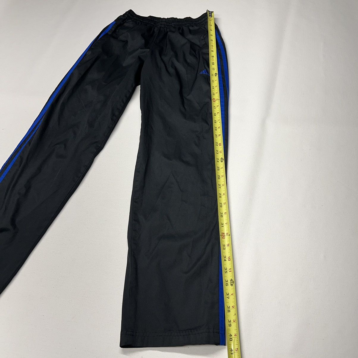Adidas Adidas Track Pants Black Straight Blue Stripe Climalite Y2K Size US 30 / EU 46 - 14 Thumbnail