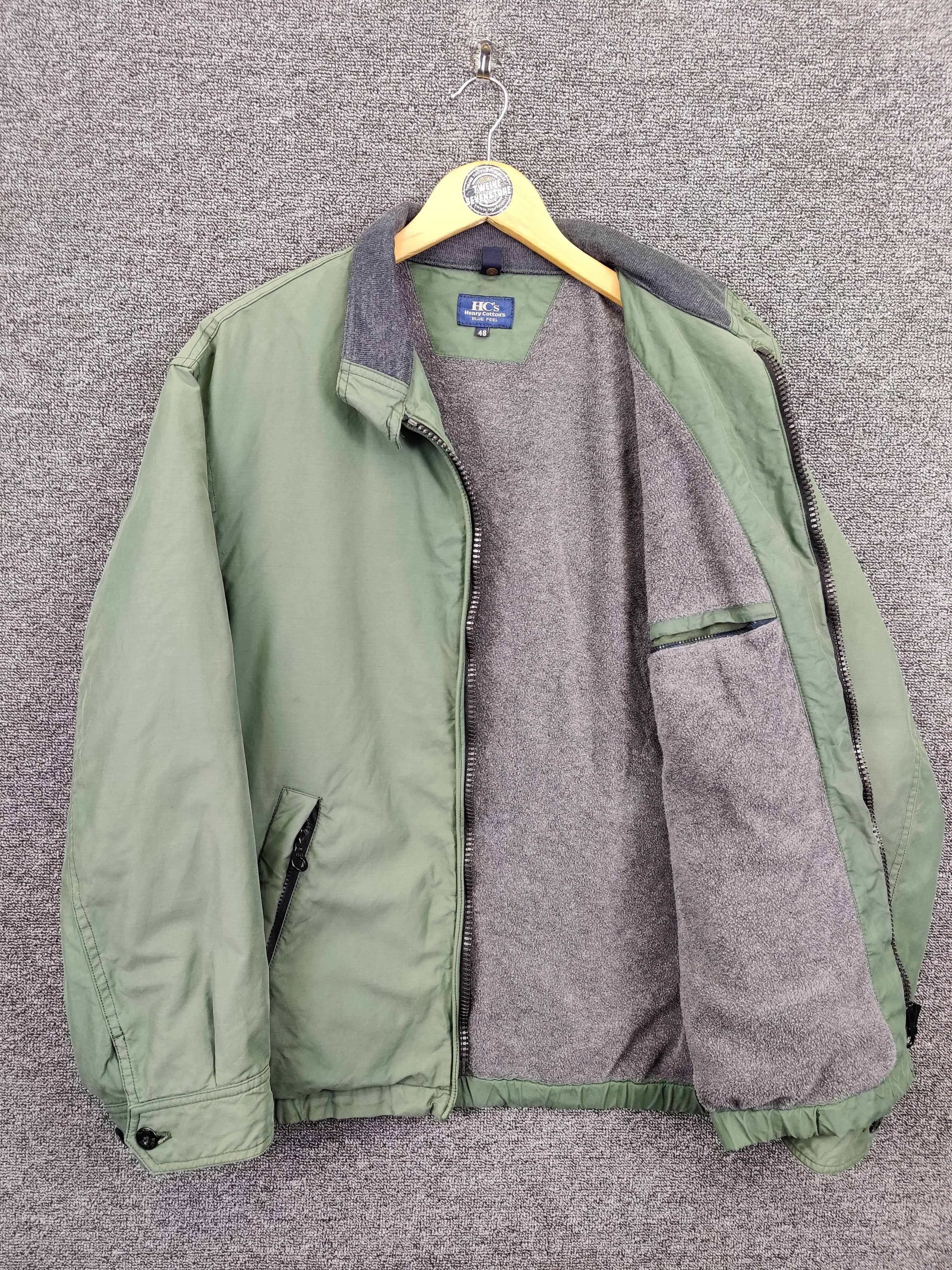 Japanese Brand Vintage Henry Cottons Lined Fleece Jacket Size US L / EU 52-54 / 3 - 7 Thumbnail