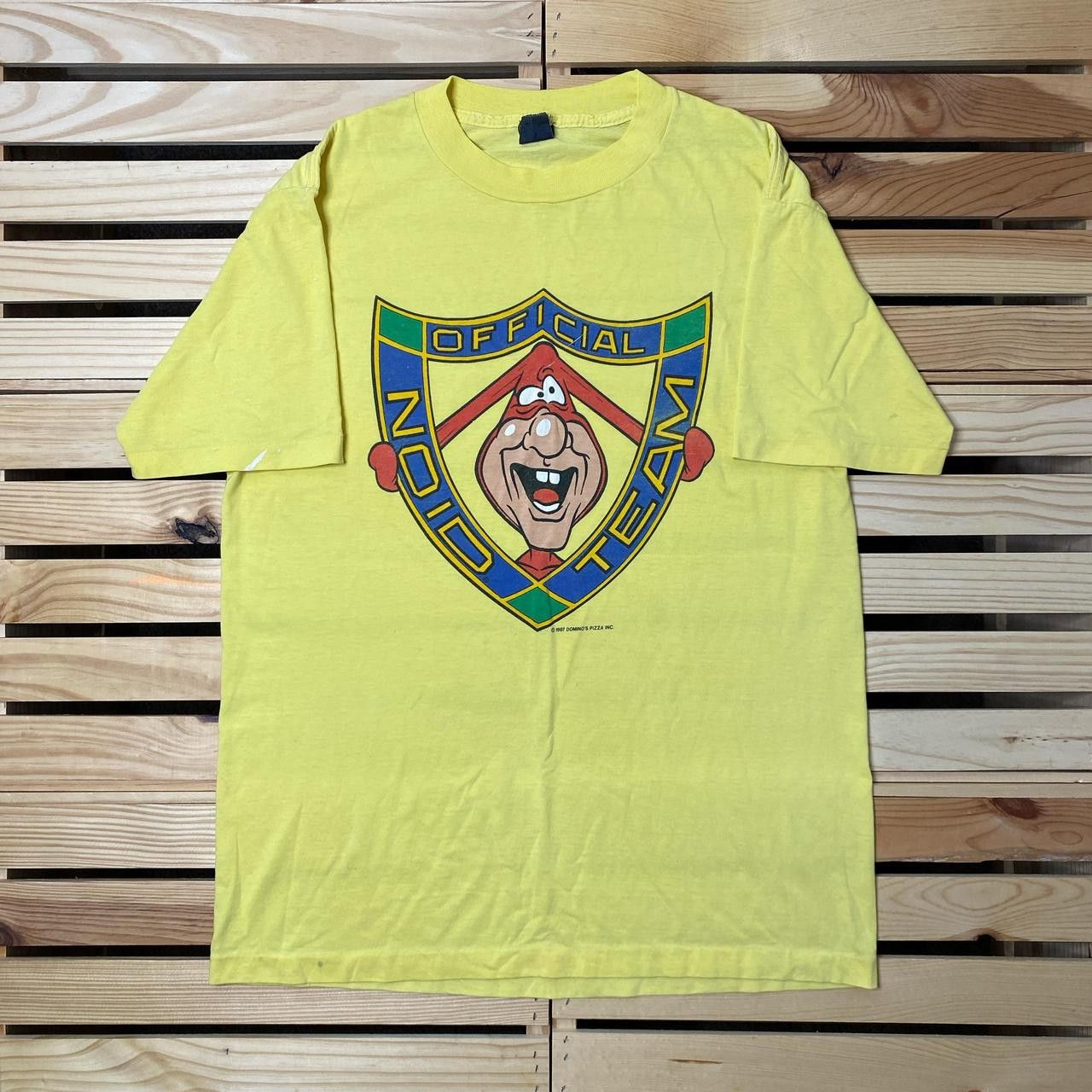 Other True Vintage Domino's Pizza 1987 Yellow Tee Size Large Size US L / EU 52-54 / 3 - 1 Thumbnail