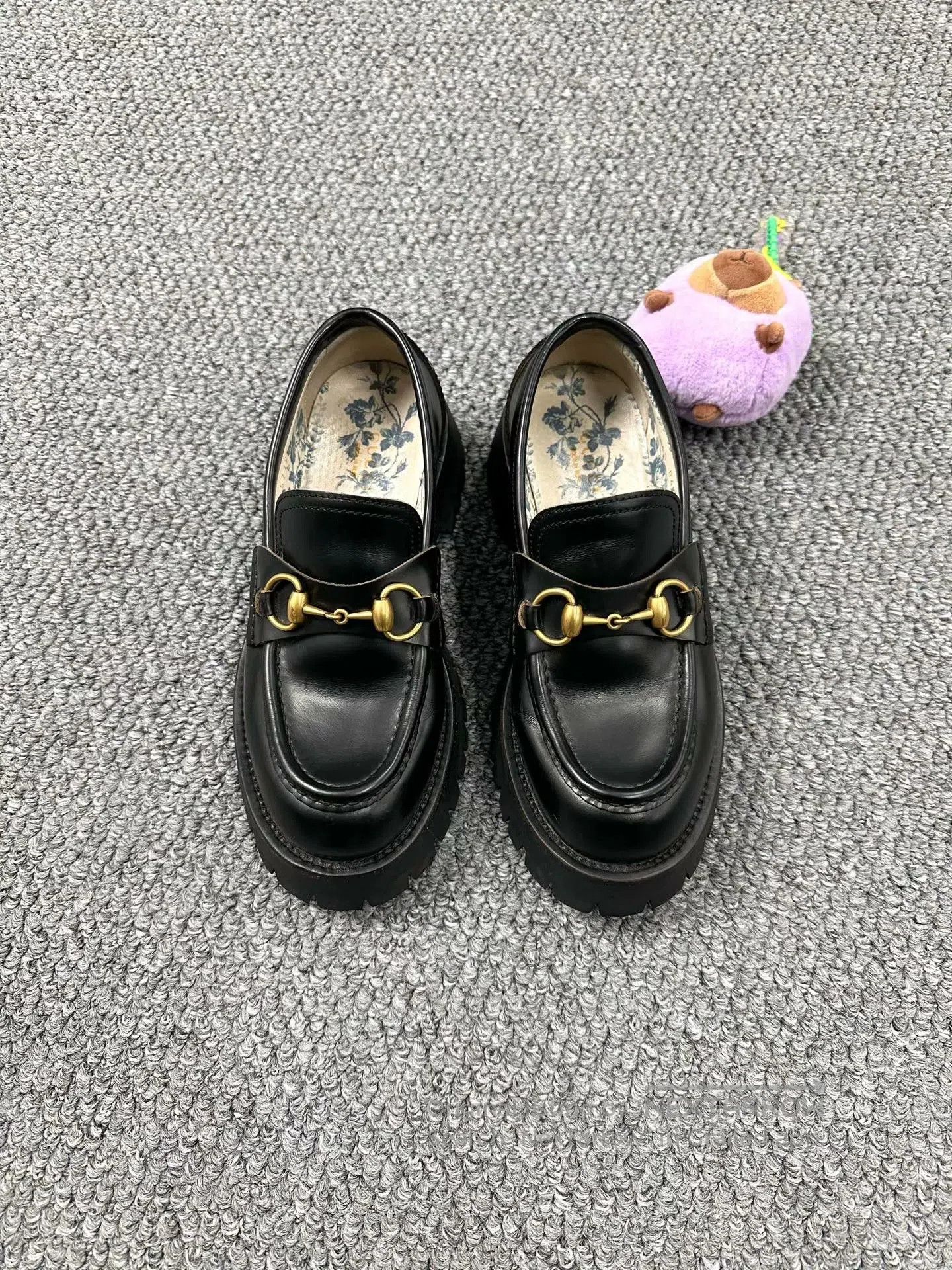 Gucci Guicci Black Horsebit and Bee Embroidered Loafers| Size US 6 / IT 36 - 2 Thumbnail