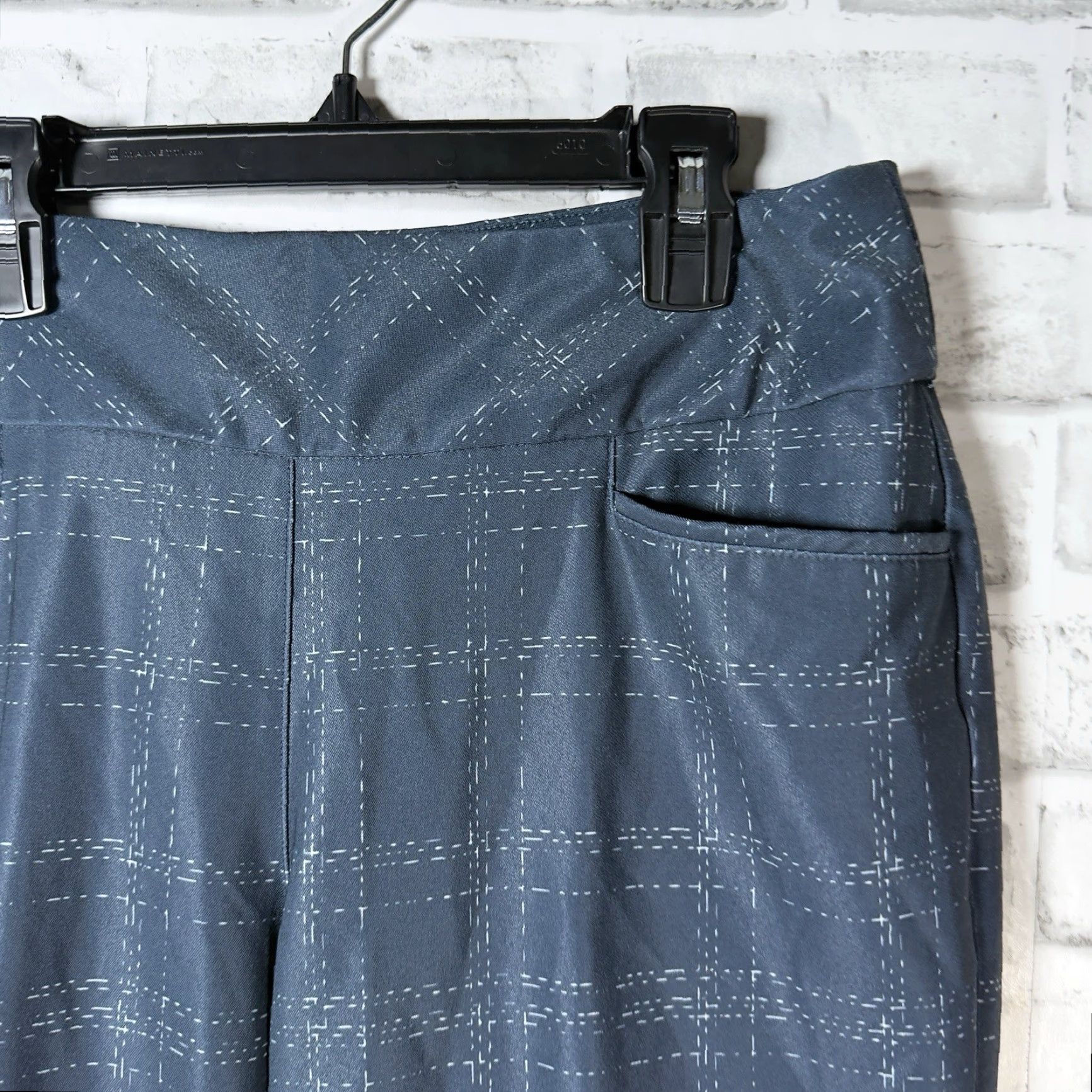 Adidas Adidas Blue Polyester Athletic Stretchy Pants Womens M Track Pants Activewear Athletic Comfort Regular Fit Size 32" / US 10 / IT 46 - 2 Thumbnail