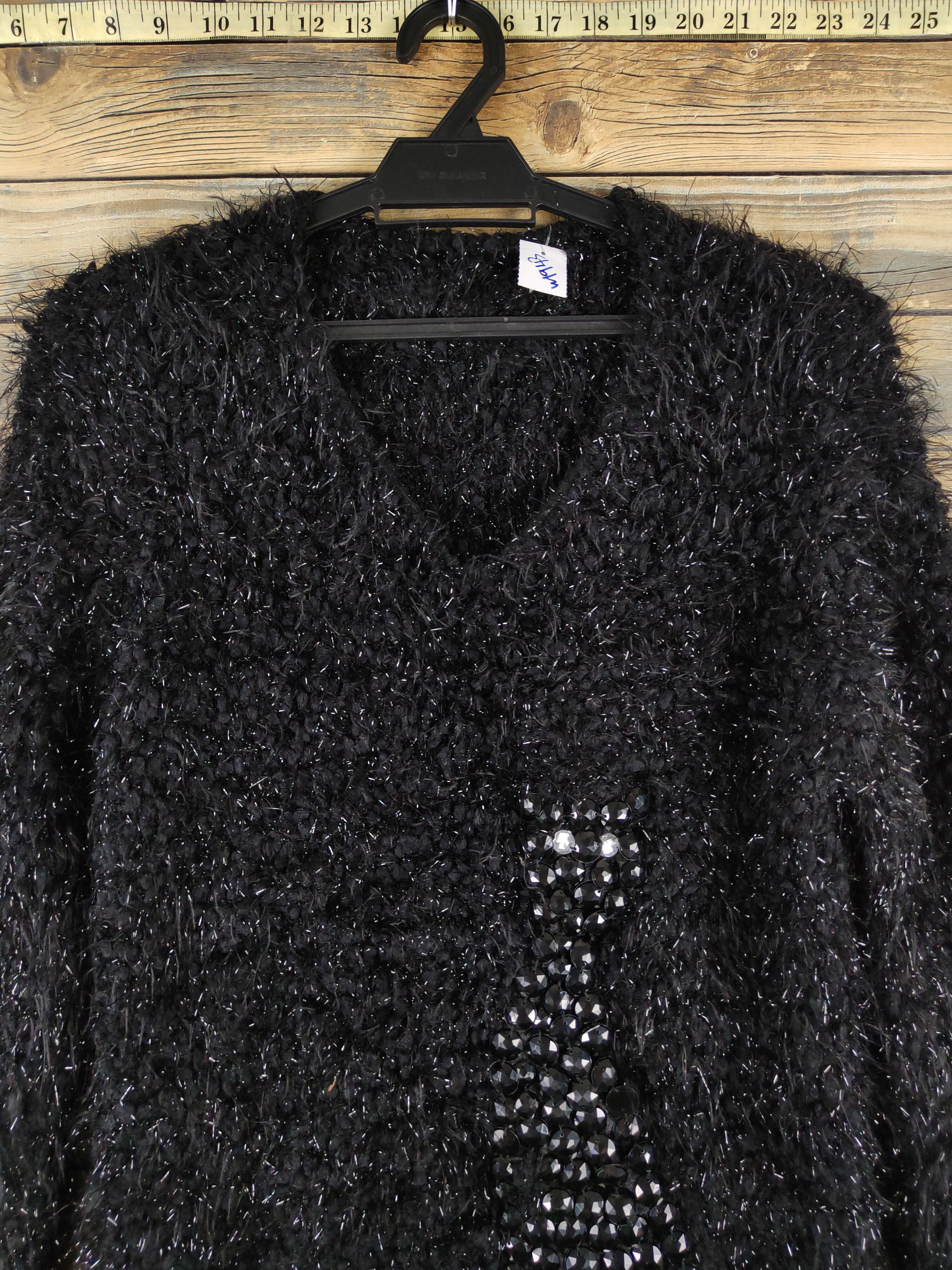 Japanese Brand Japanese Brand Black Shag Shaggy Fur Mohair Knitwear #W1943 Size M / US 6-8 / IT 42-44 - 2 Thumbnail