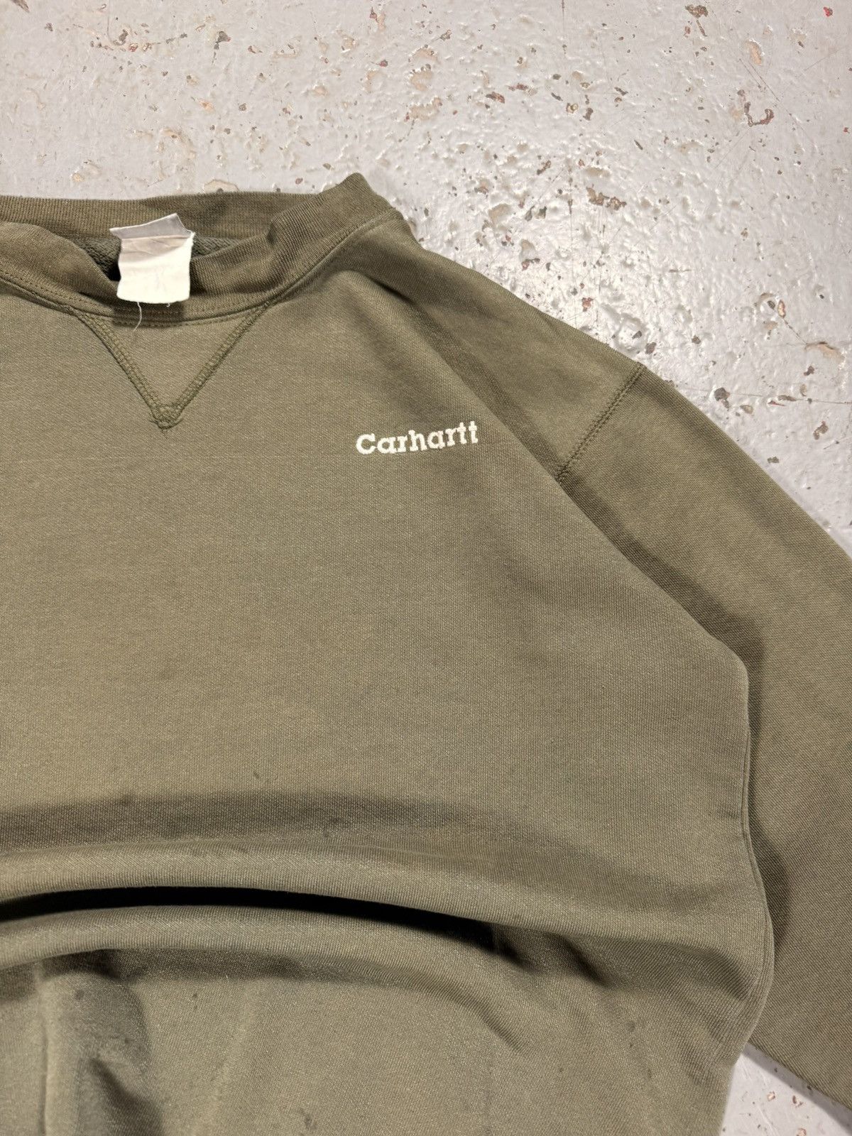 Carhartt Sun Faded Distressed Carhartt Vintage Crewneck Dweater Size US L / EU 52-54 / 3 - 2 Thumbnail