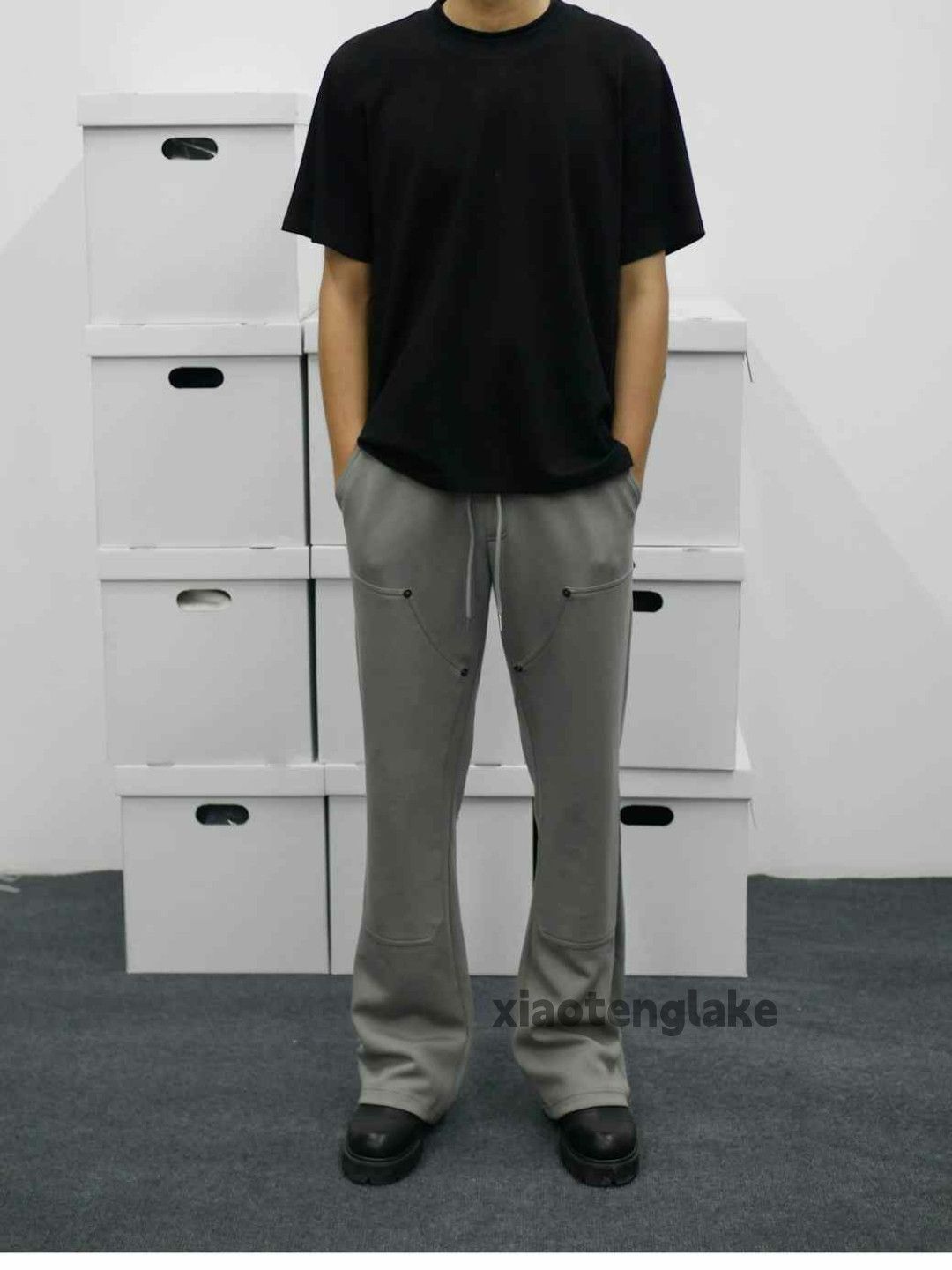 outdoor sports utility yuppie flared carpenter pants