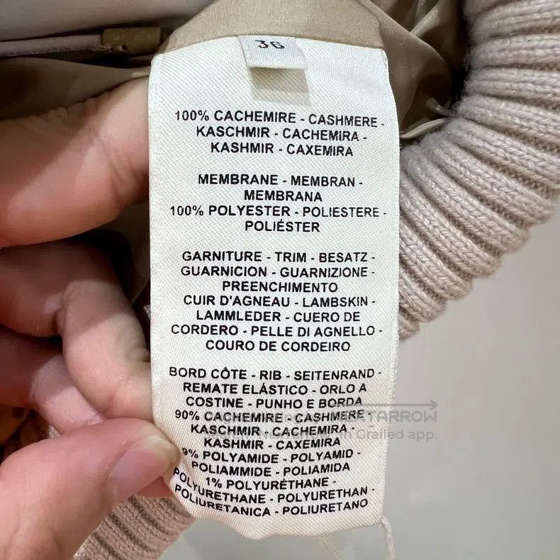 Hermes Hermes Rapids collar cashmere short logo vest Size XS / US 0-2 / IT 36-38 - 4 Thumbnail
