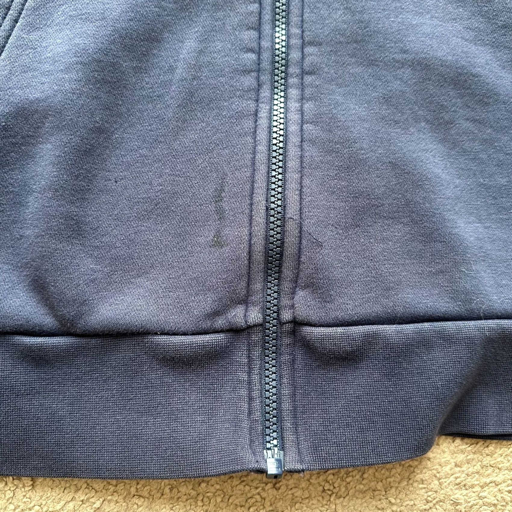 Nike Nike Hoodie Mens Large Full Zip Fleece Sweatshirt Blue Pockets Stain Size US L / EU 52-54 / 3 - 7 Thumbnail