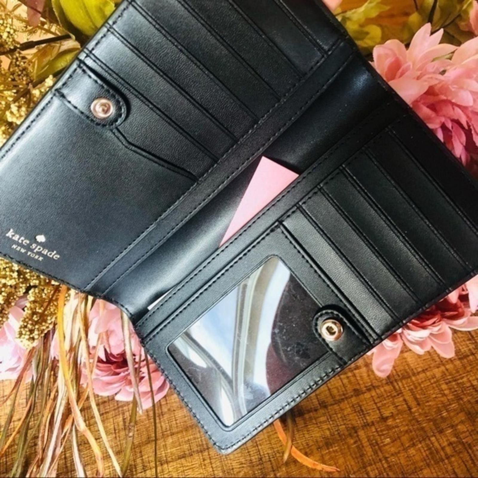Designer Kate Spade Wallet Black And Beige NWT Size ONE SIZE - 5 Thumbnail