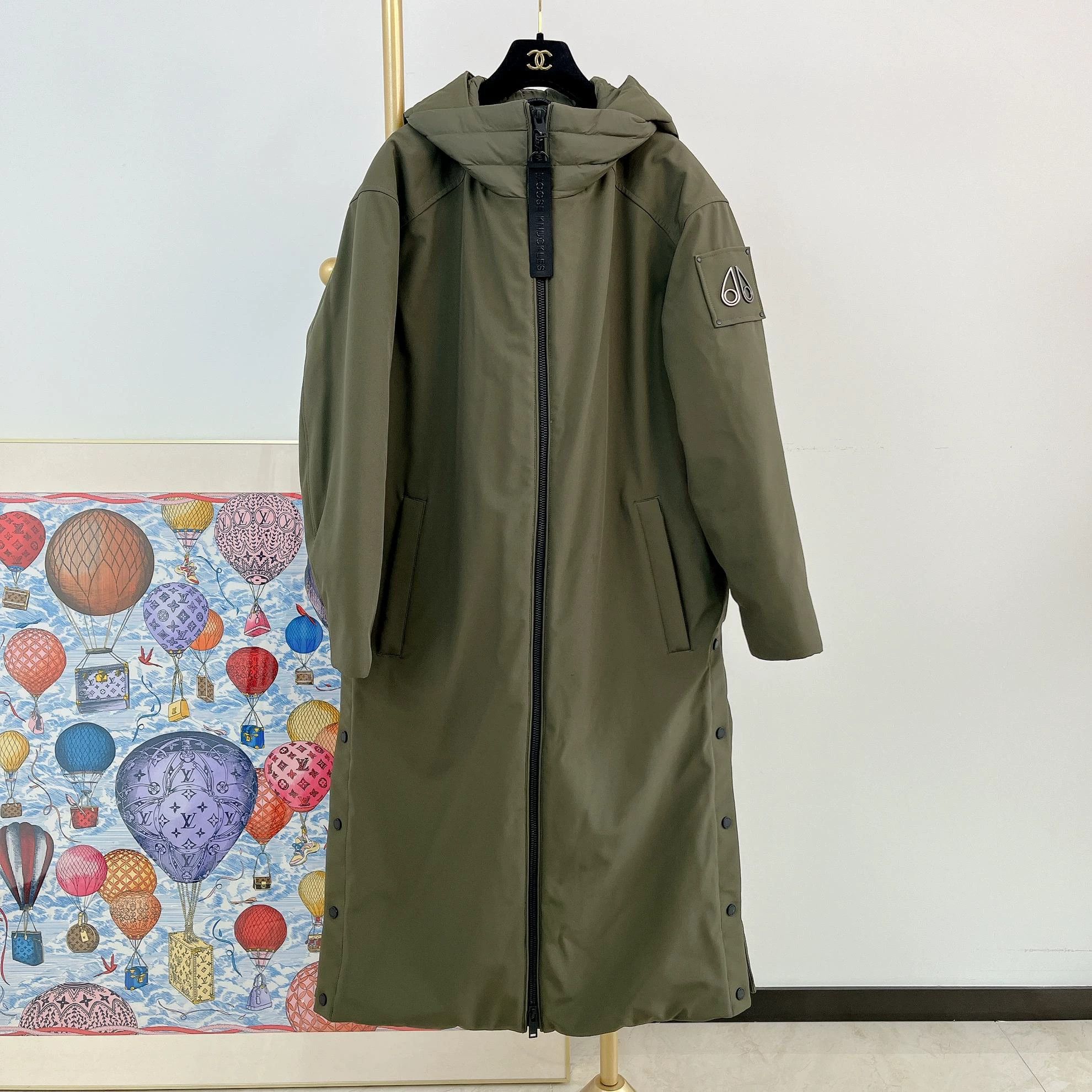 Moose Knuckles Moose Knuckles Scissors Green Long M Used Jacket Size M / US 6-8 / IT 42-44 - 1 Thumbnail