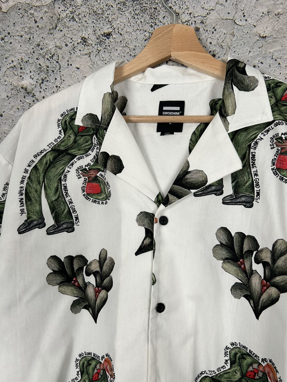 Vintage Vintage Crazy Hawaiian Shirt Avant-garde Alternative Hype Size US L / EU 52-54 / 3 - 3 Thumbnail