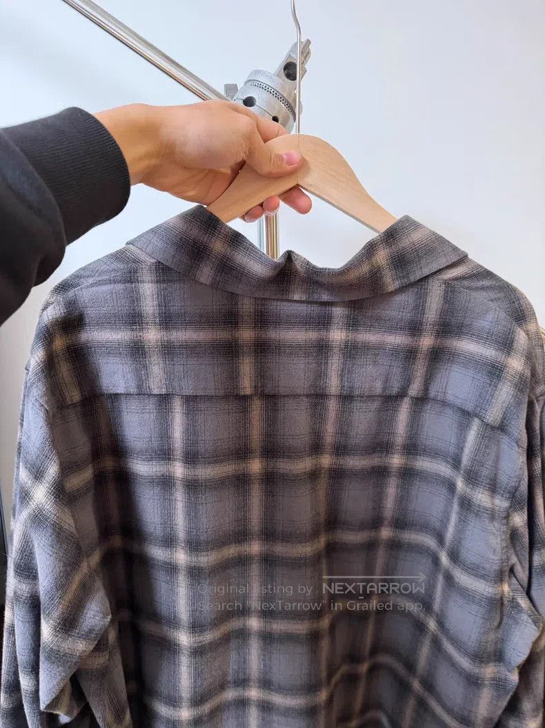 Our Legacy Our Legacy Flannel Straight Hem Loose Long Sleeve Shirt Size US M / EU 48-50 / 2 - 7 Thumbnail