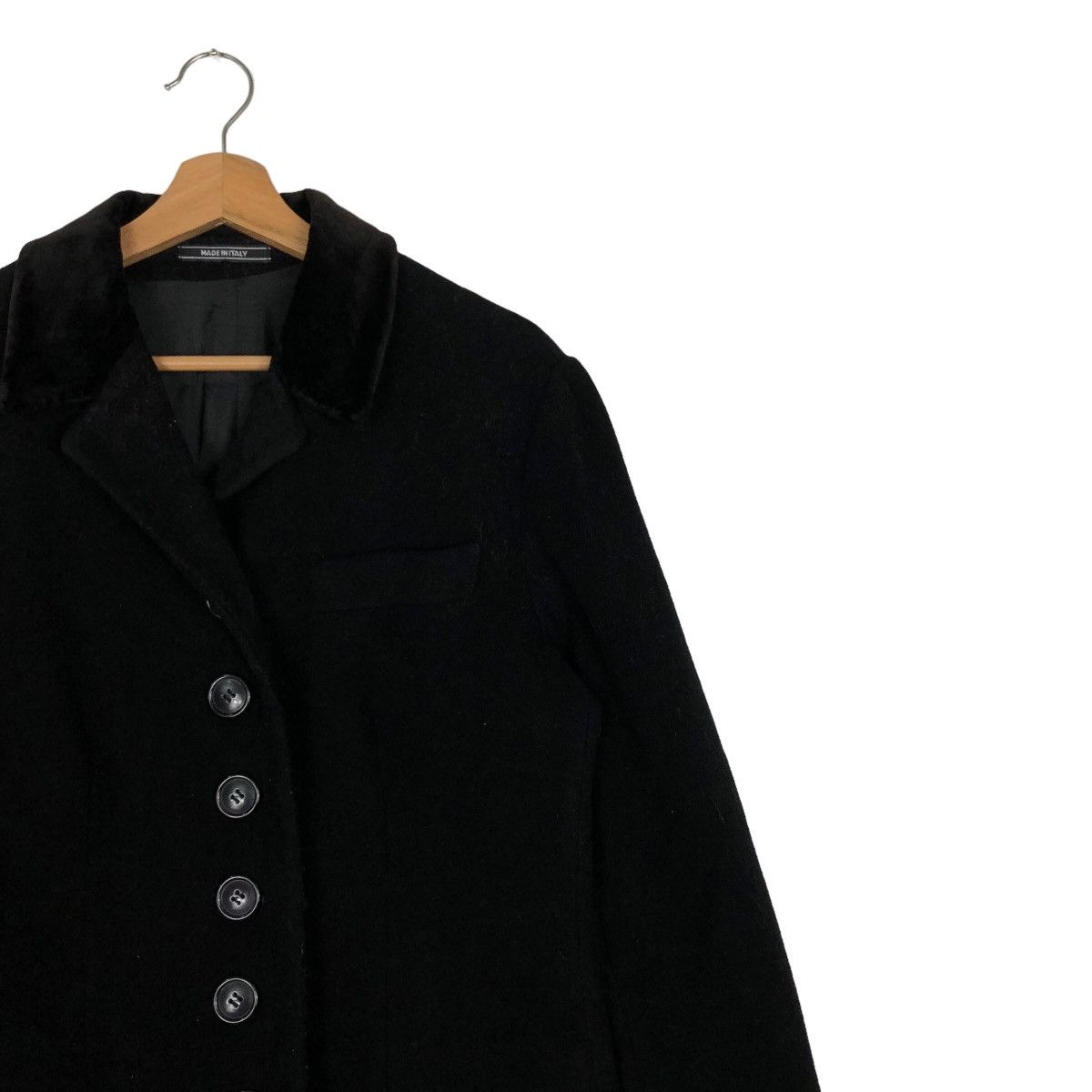 Japanese Brand 🔥Luxury Pick Long Wool Jacket Tagliente Made in Italy Size US M / EU 48-50 / 2 - 6 Thumbnail