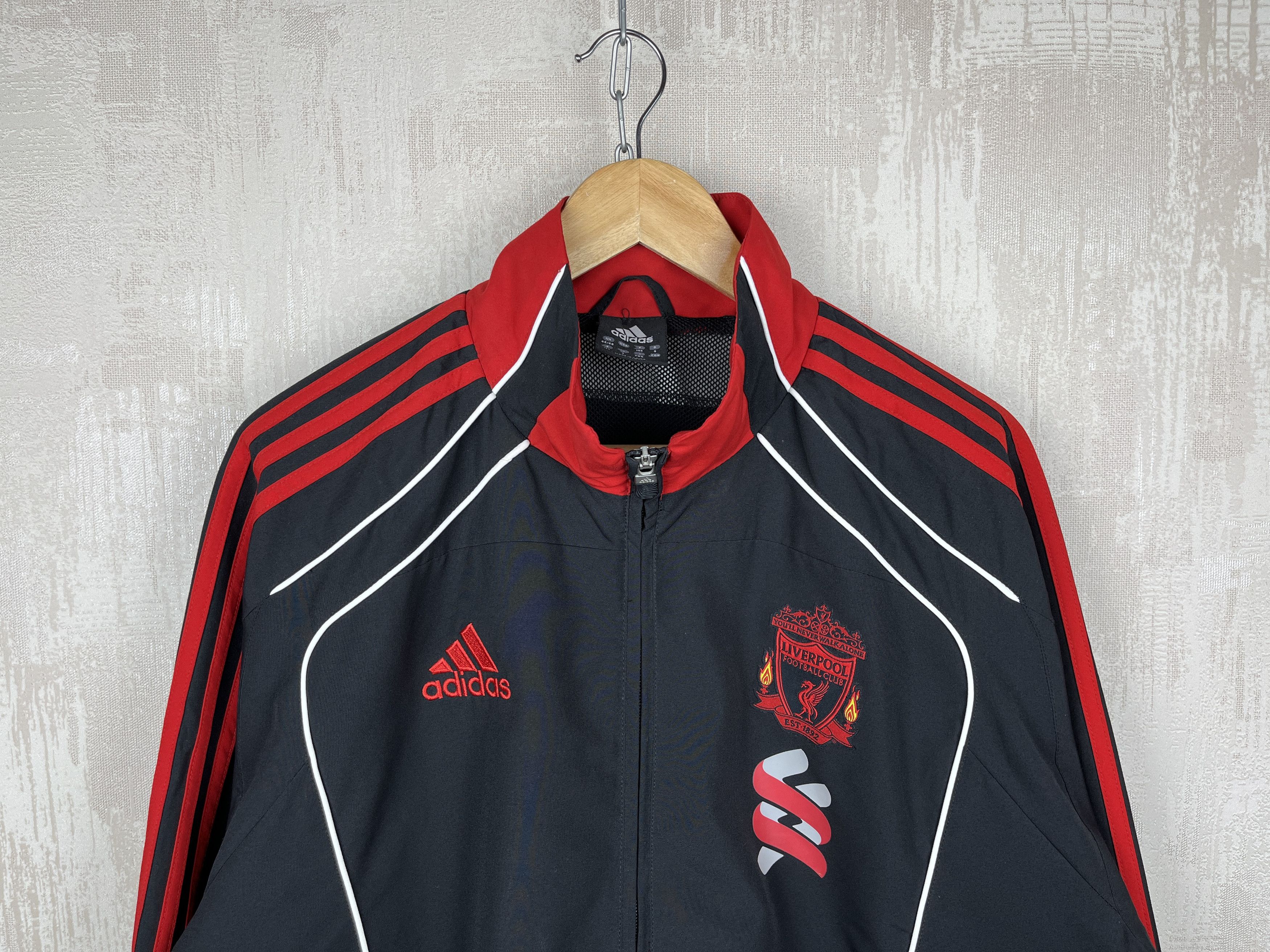 Vintage Liverpool FC 2009 2010 Football Soccer Training Jacket Size US XXL / EU 58 / 5 - 3 Thumbnail