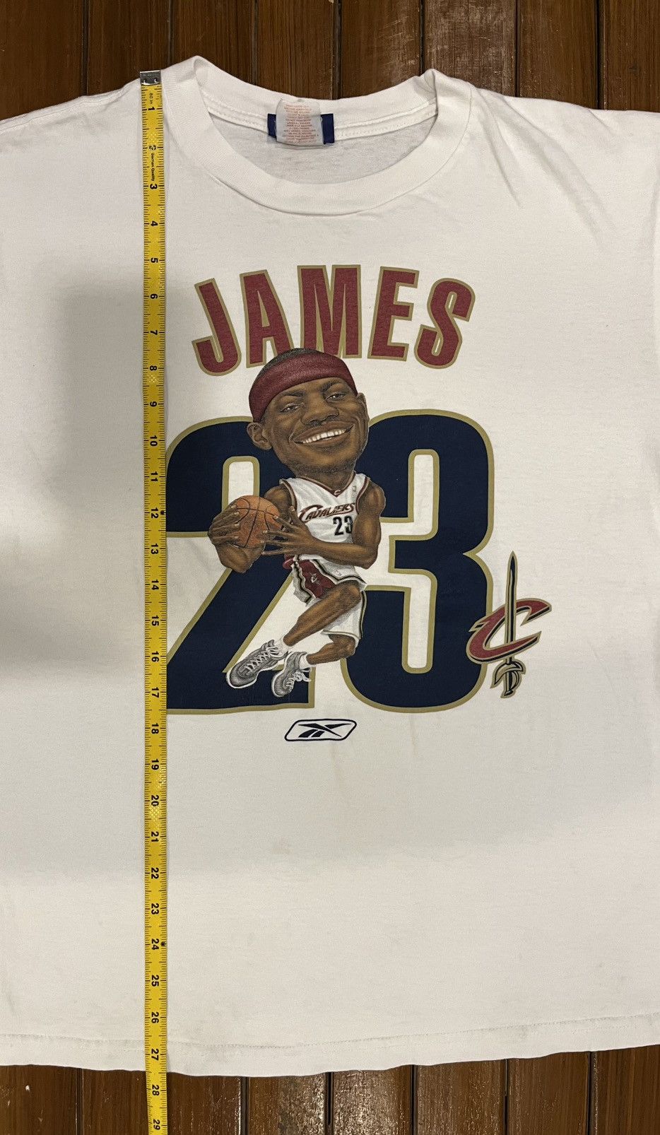 Reebok Vintage Reebok LeBron James T-Shirt Size US L / EU 52-54 / 3 - 10 Thumbnail
