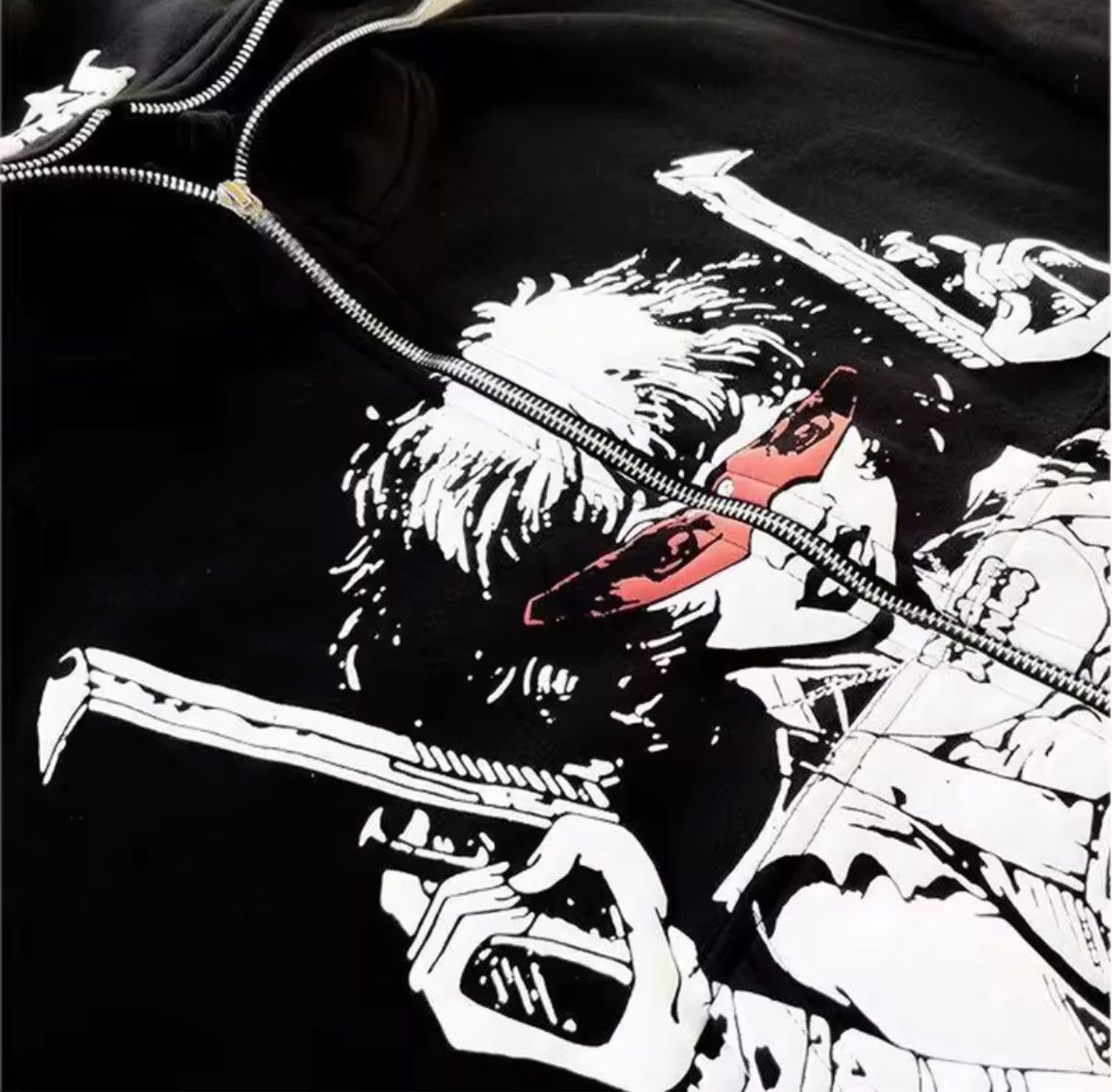 Japanese Brand Vintage Gothic Y2K Gun Killer Girl Hoodies Punk Jacket Size US L / EU 52-54 / 3 - 2 Thumbnail