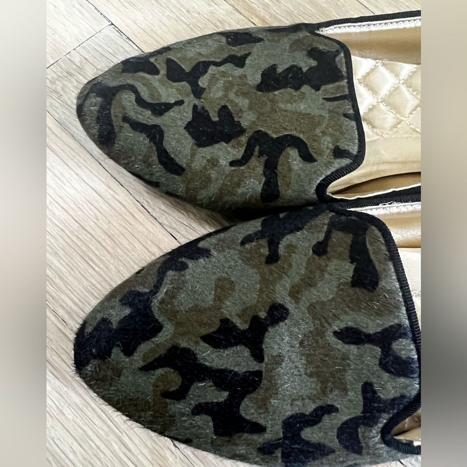 Other Birdies The Blackbird Camouflage Calf Hair Loafer Flats 7.5 Size US 7.5 / IT 37.5 - 7 Thumbnail