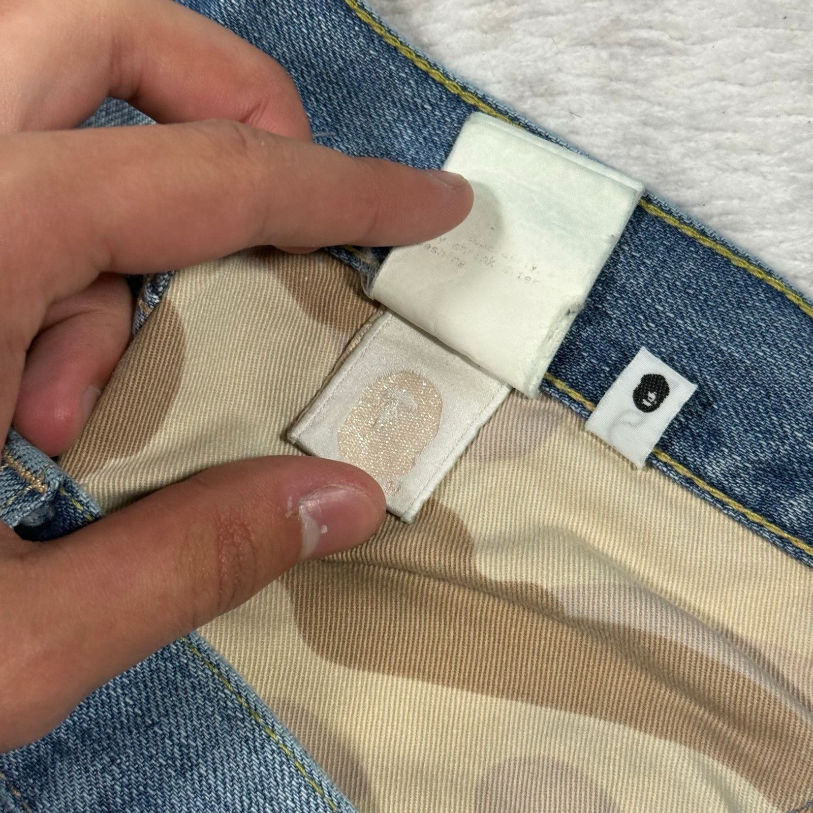 Bape × Nigo Authentic Bape 2000’s Baby Milo Faces Jeans 30 Size US 30 / EU 46 - 6 Thumbnail