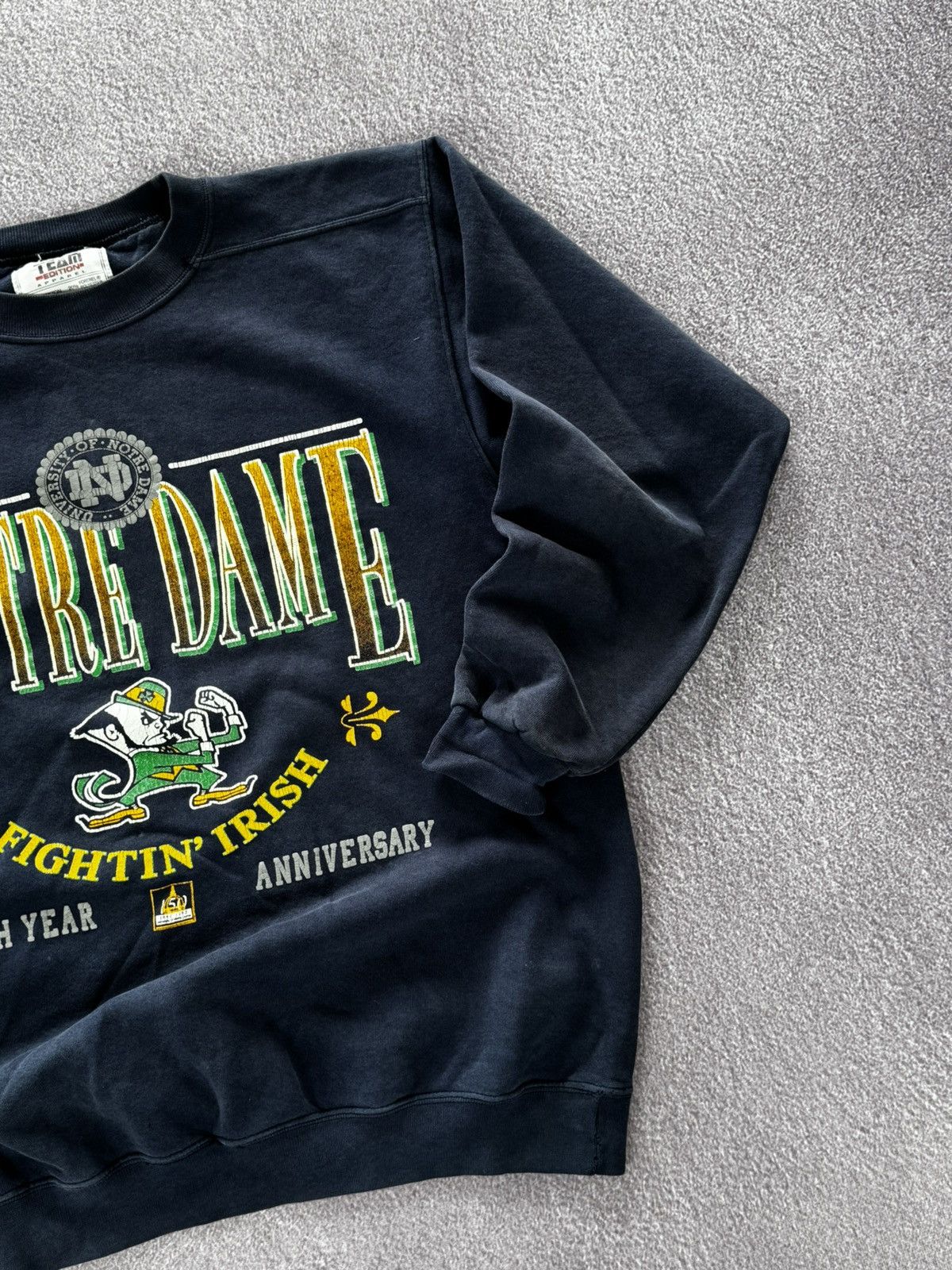 NFL Vintage Notre Dame Big Logo NFL Sweatshirt Size US L / EU 52-54 / 3 - 5 Thumbnail