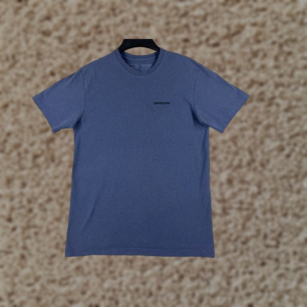 Patagonia Patagonia Shirt Men Medium Blue Short Sleeve Crew Neck Cotton Blend 39174 Size US M / EU 48-50 / 2 - 1 Thumbnail