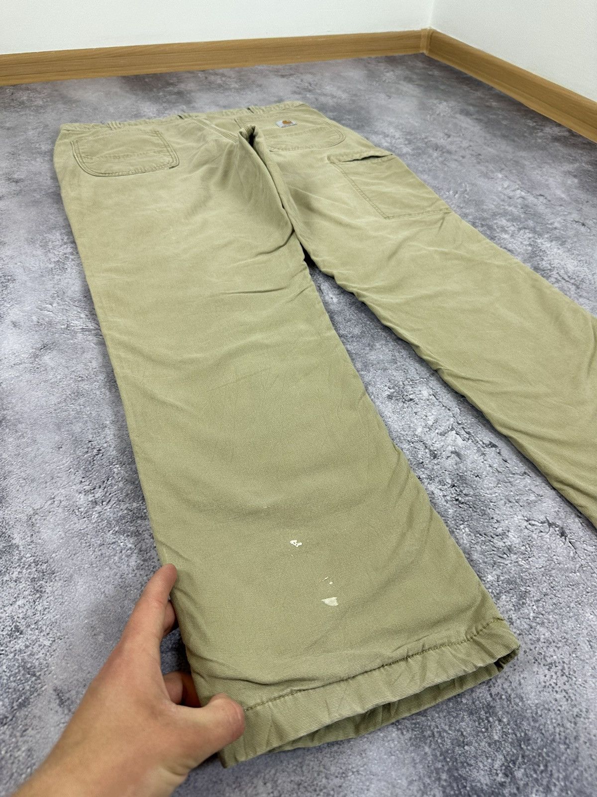 Carhartt Vintage Carhartt Lined Cargo Carpenter USA Baggy Work Pants Size US 38 / EU 54 - 3 Thumbnail