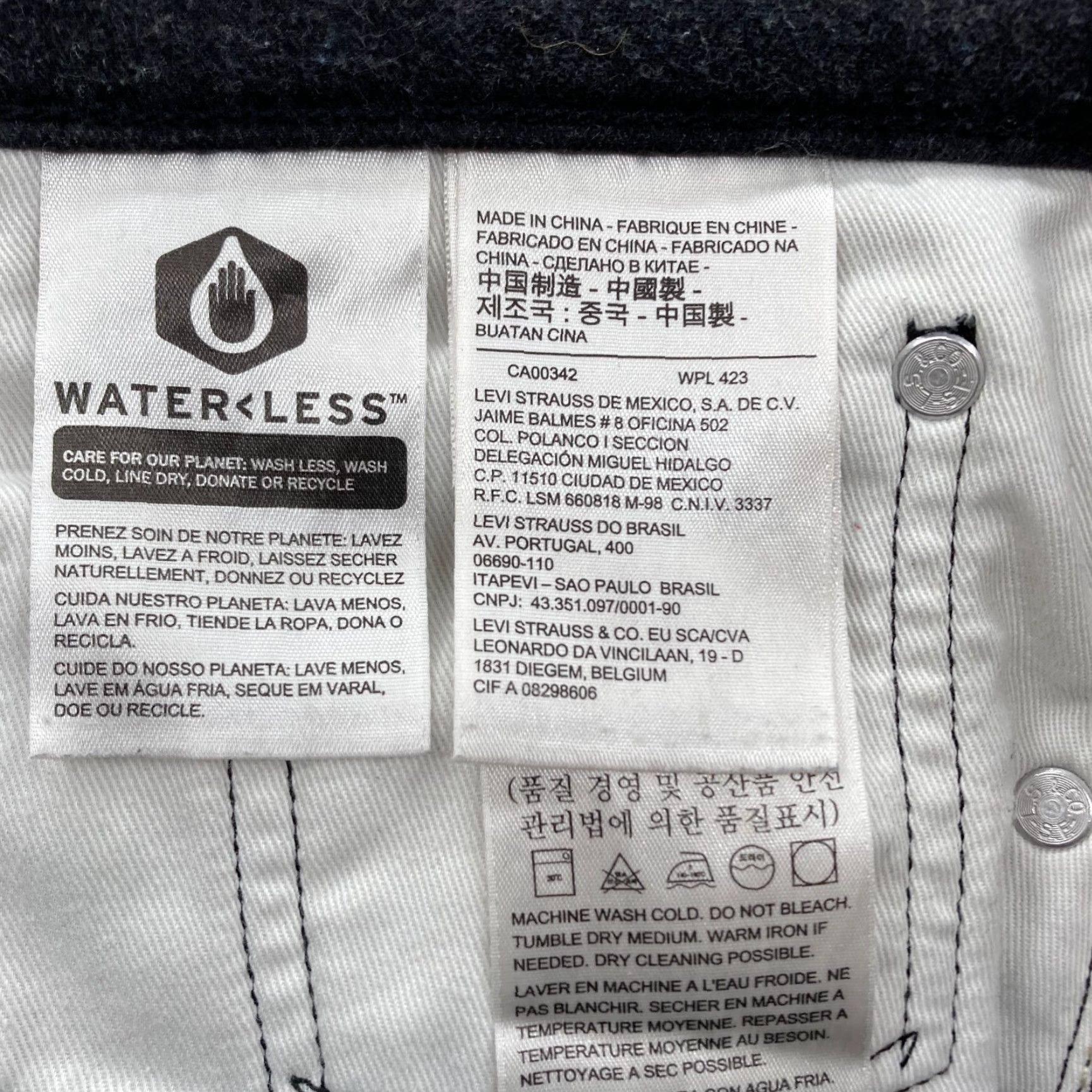 Levi's Levi's 512 5-Pocket Chino Pants Mens 32x32 Slim Tapered Black Premium Big E Size US 32 / EU 48 - 6 Thumbnail