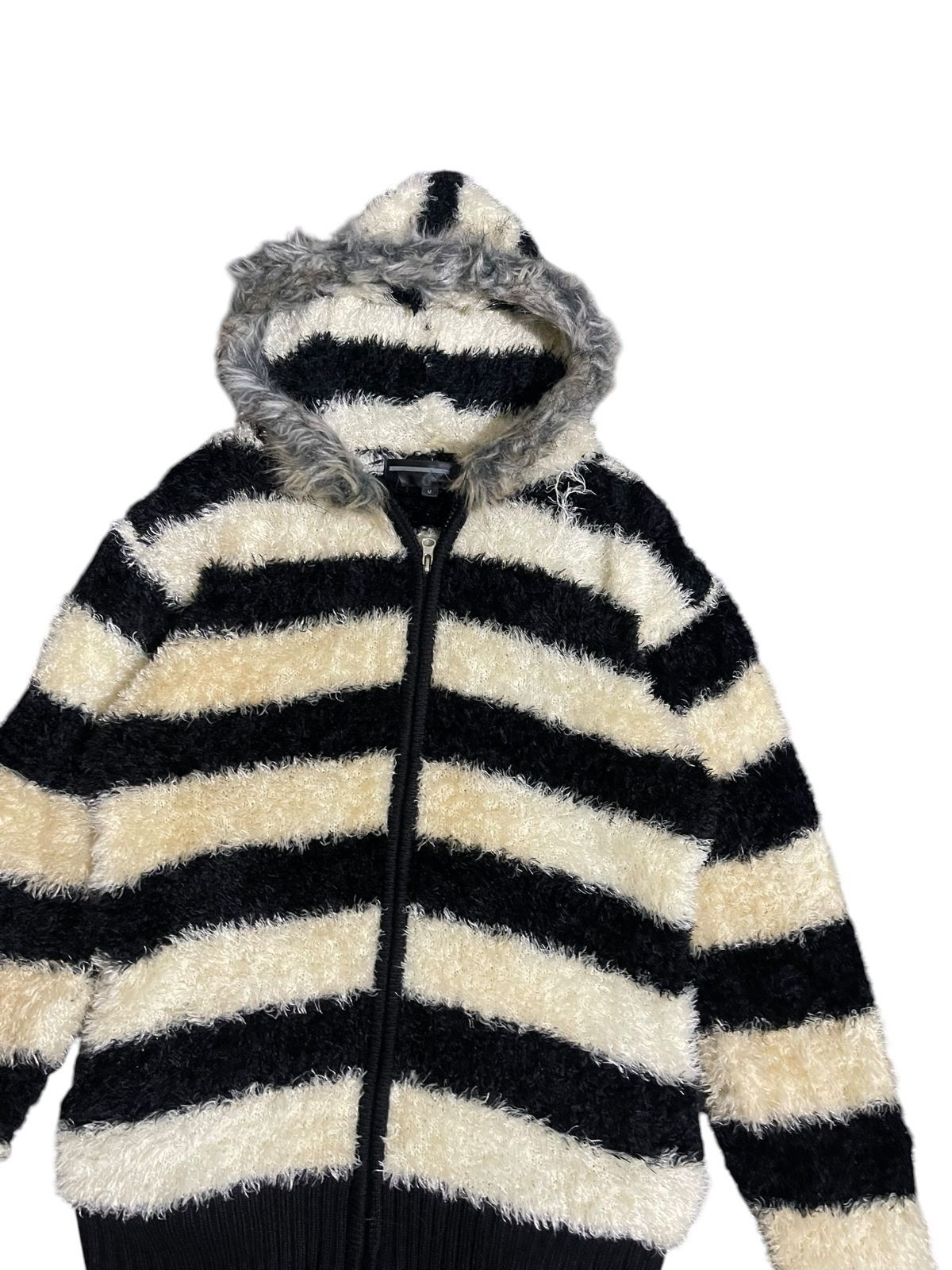 Japanese Brand Commontage Japanese Mohair Fur Hoodie Number Nine Inspired Size US M / EU 48-50 / 2 - 5 Thumbnail