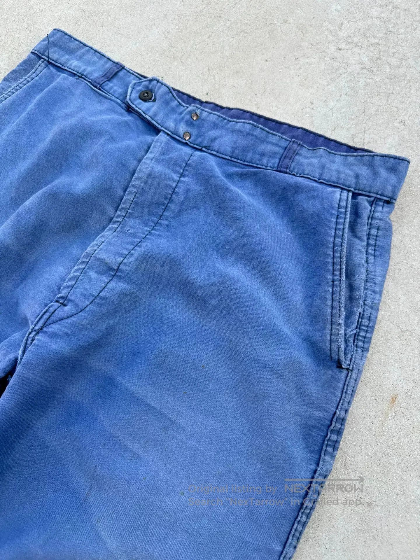 Vintage Vintage 50s French Moleskin Work Pants. Size US 36 / EU 52 - 4 Thumbnail
